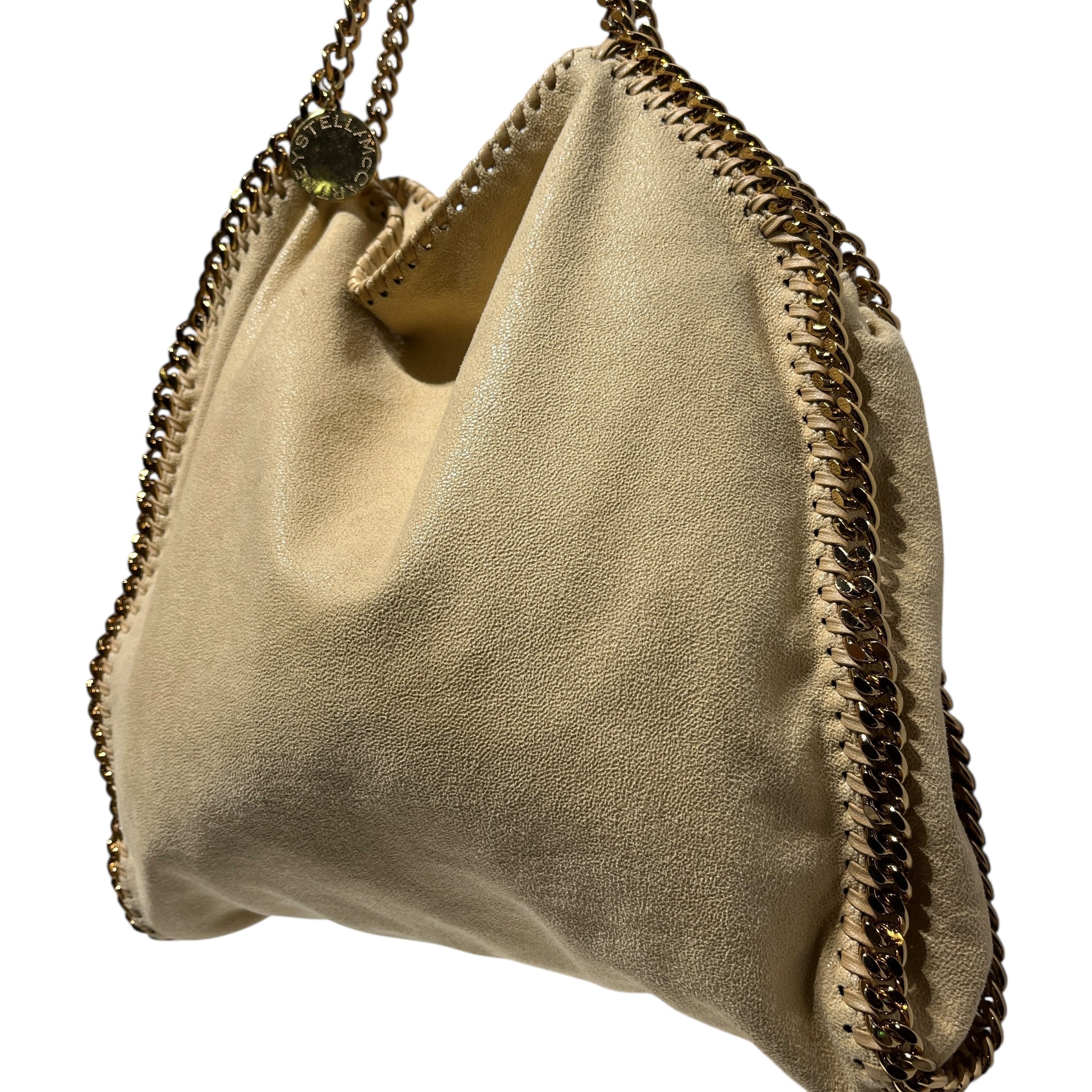 STELLAMcCARTNEY/Hand Bag/Suede/BEG/Falabella Gold Hardware view 2