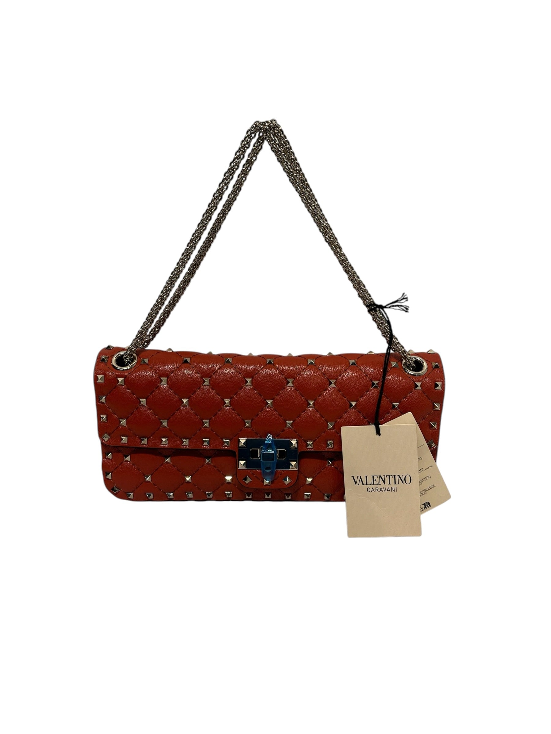 VALENTINO GARAVANI/Cross Body Bag/Leather/RED/Rockstud view 1