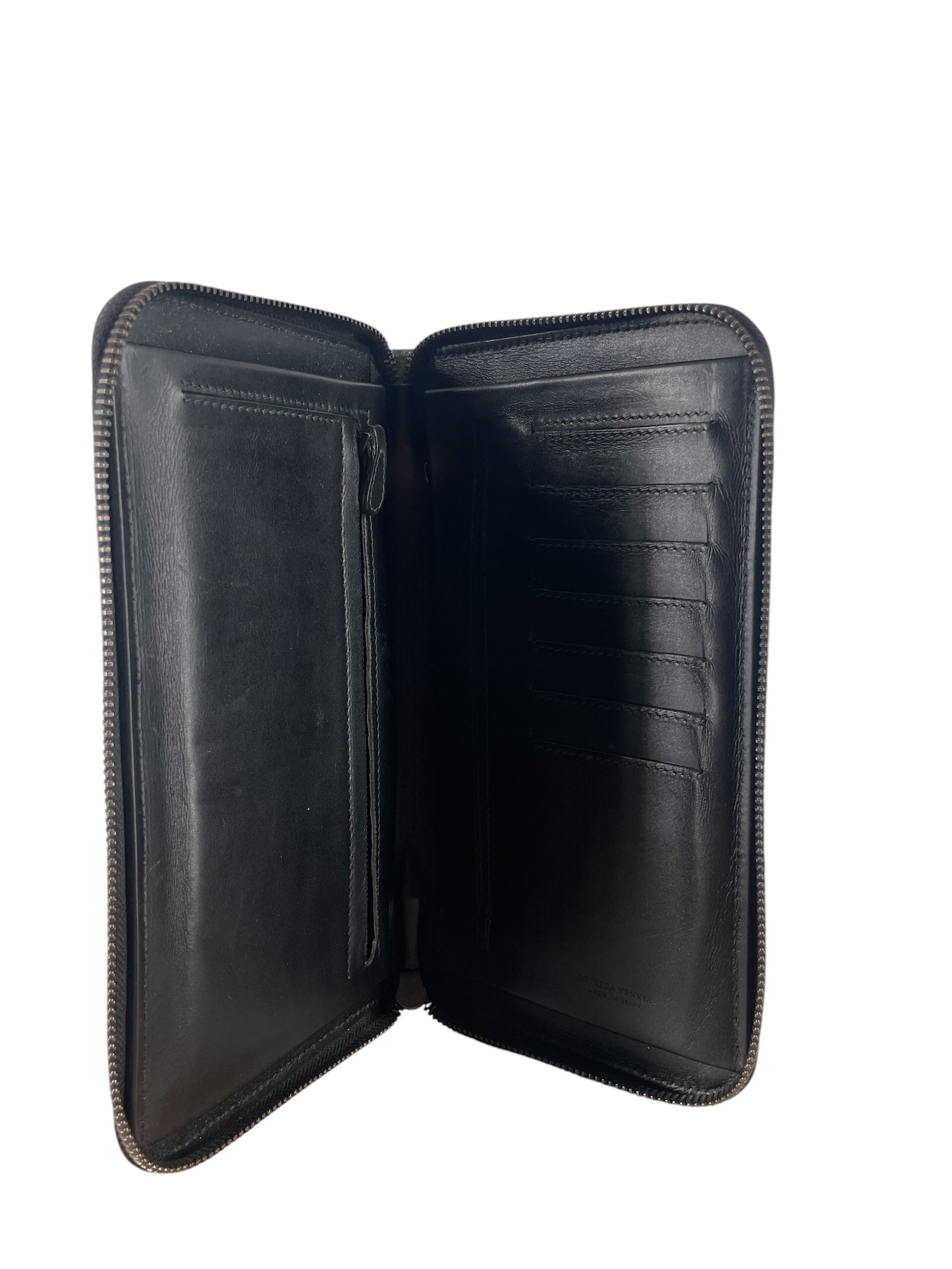 BOTTEGA VENETA/Clutch Bag/Leather/BLK/B00828889S HANDLE ON TOP view 3
