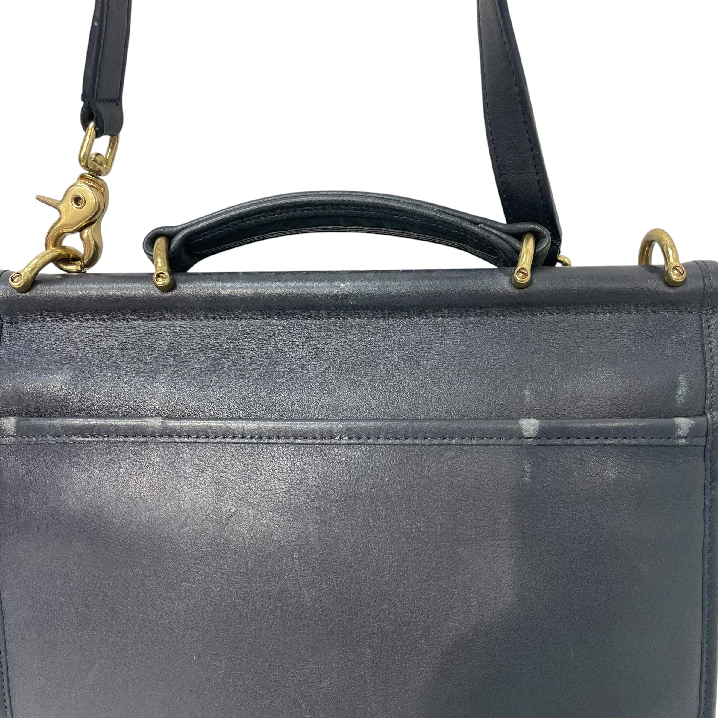 COACH/Cross Body Bag/Leather/NVY/Willis 9927 view 8
