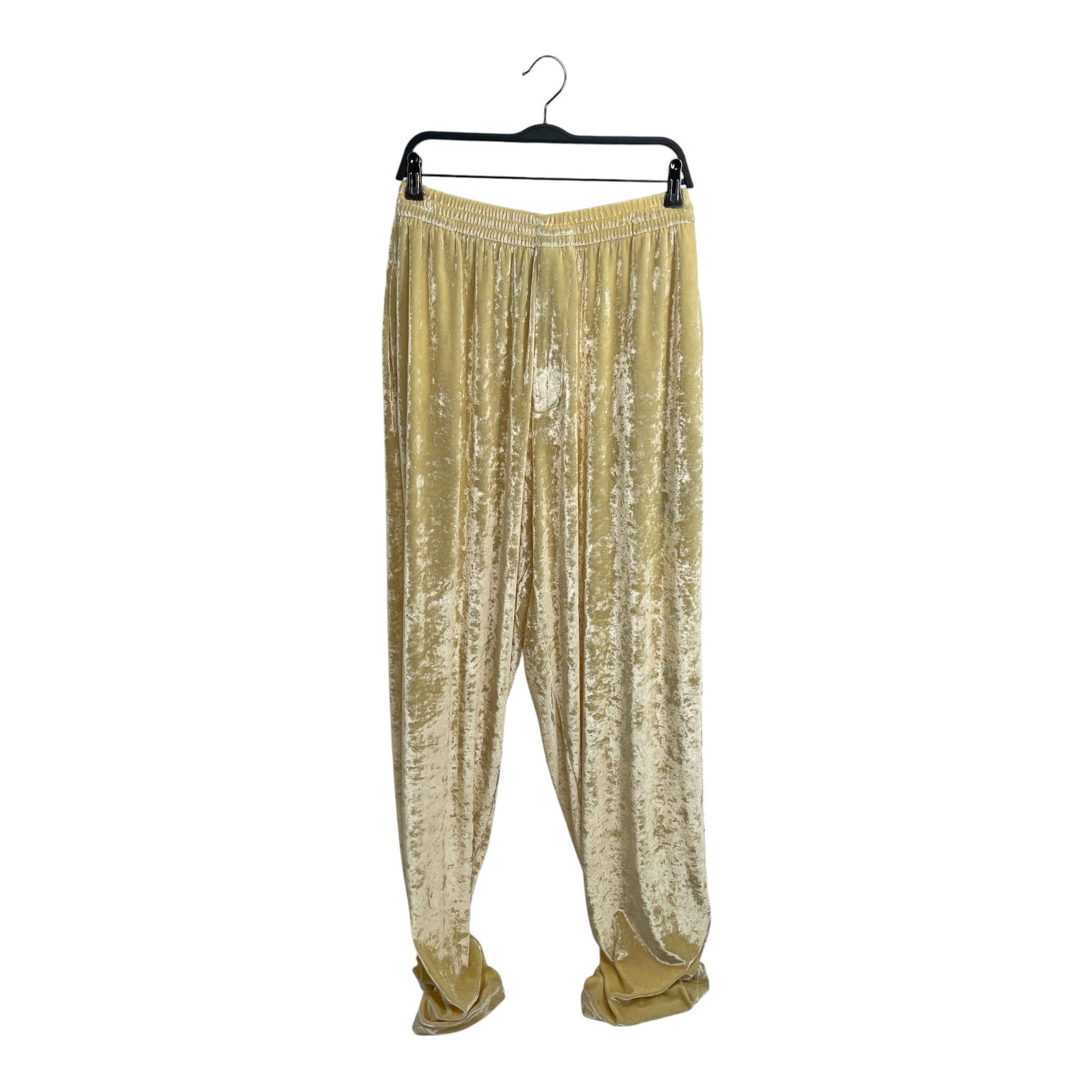 BALENCIAGA/Pants/XS/Velour/YEL/XS (155/64A) PASTEL YLLW view 1