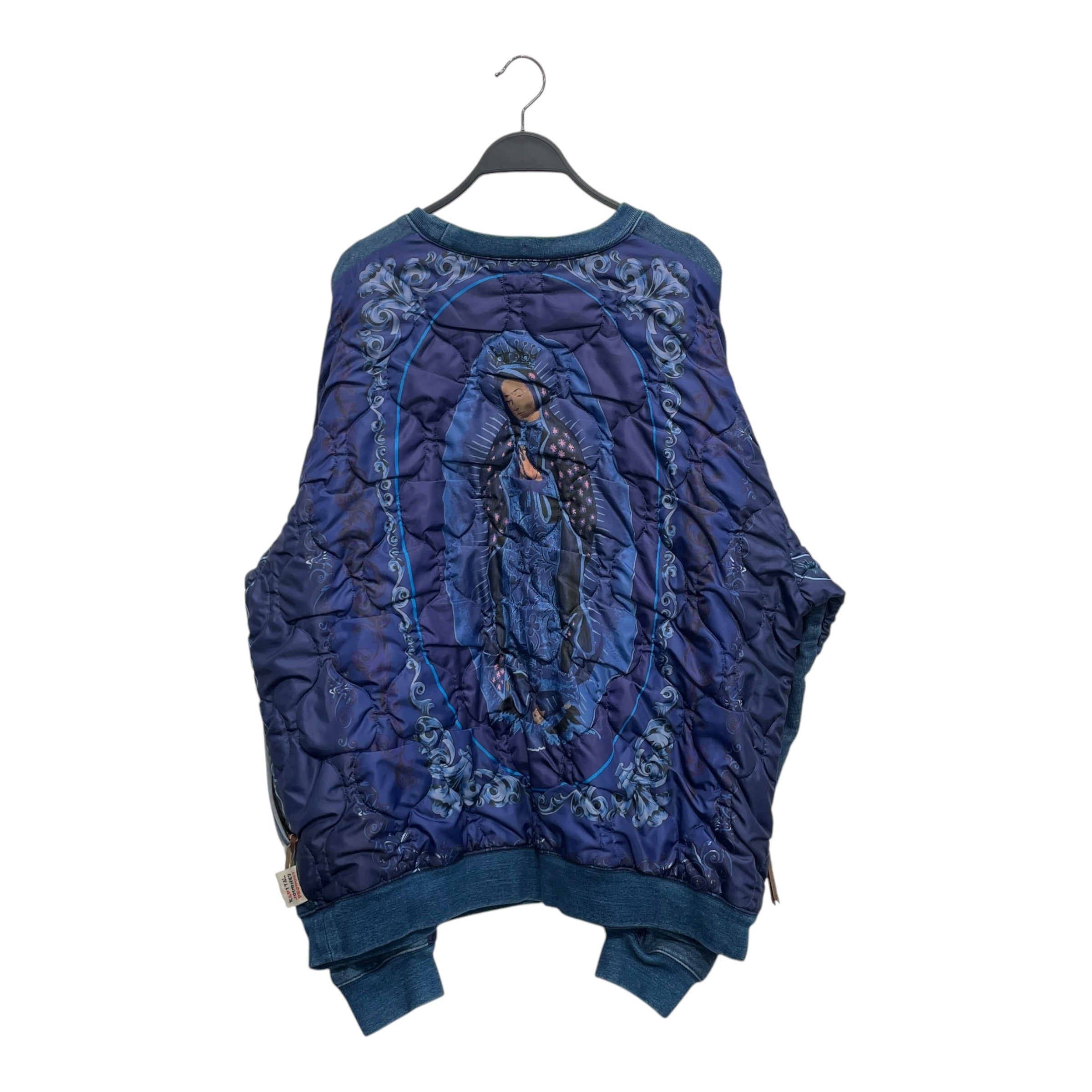 KAPITAL/Sweatshirt/3/All Over Print/Cotton/BLU/PURPLE QUILTED MOTHER MARY view 2