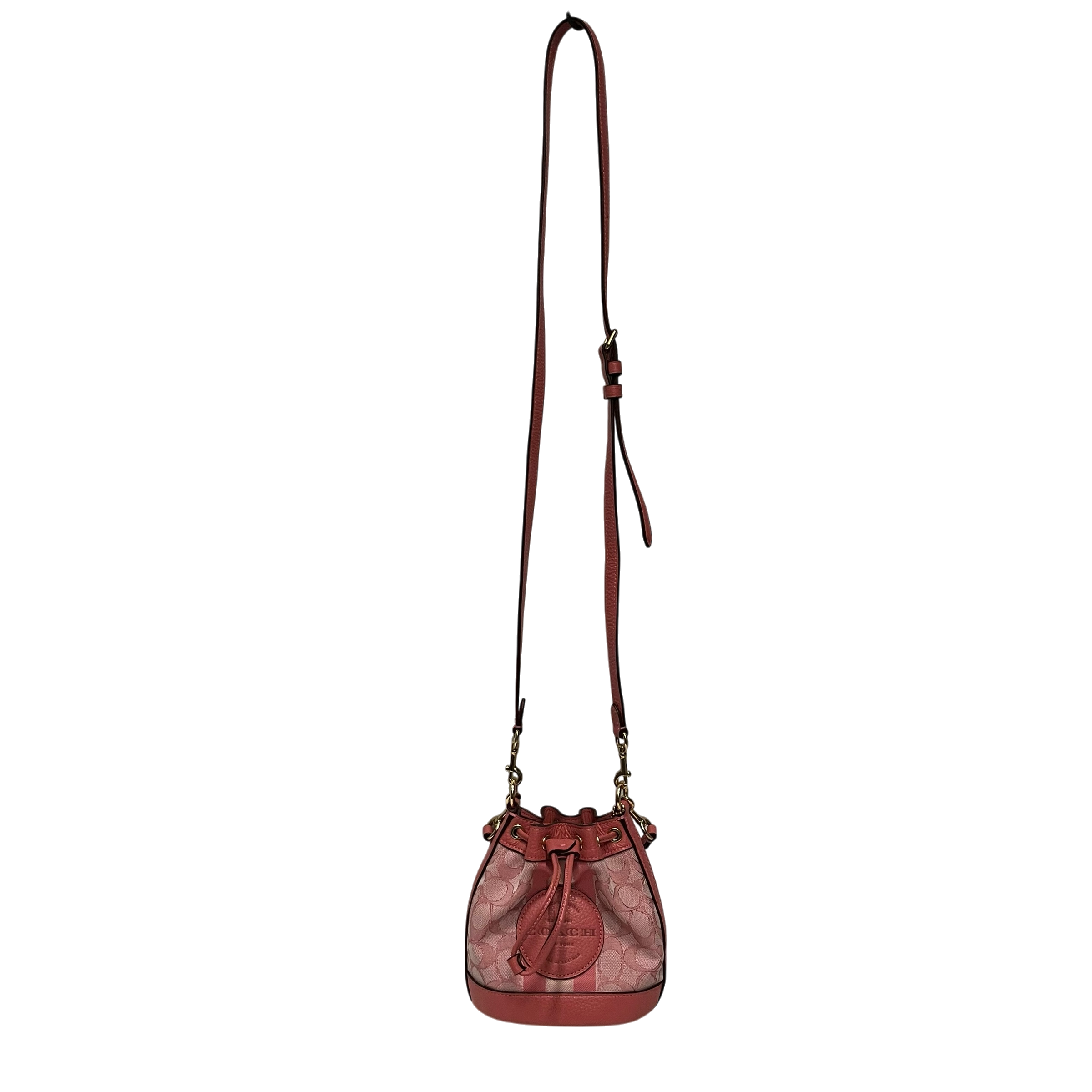 COACH/Cross Body Bag/Monogram/Nylon/PNK/MINI DEMPSEY view 2