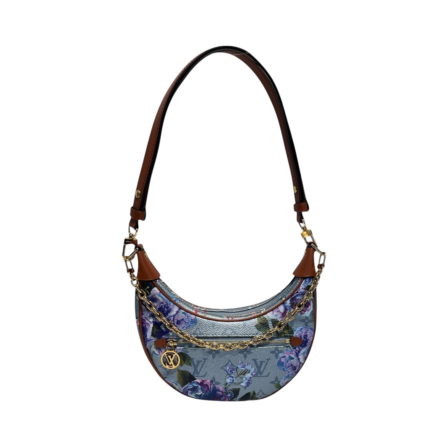 LOUIS VUITTON/Cross Body Bag/Floral Pattern/Leather/IDG/PM BLUE GARDEN CAPSULE view 1