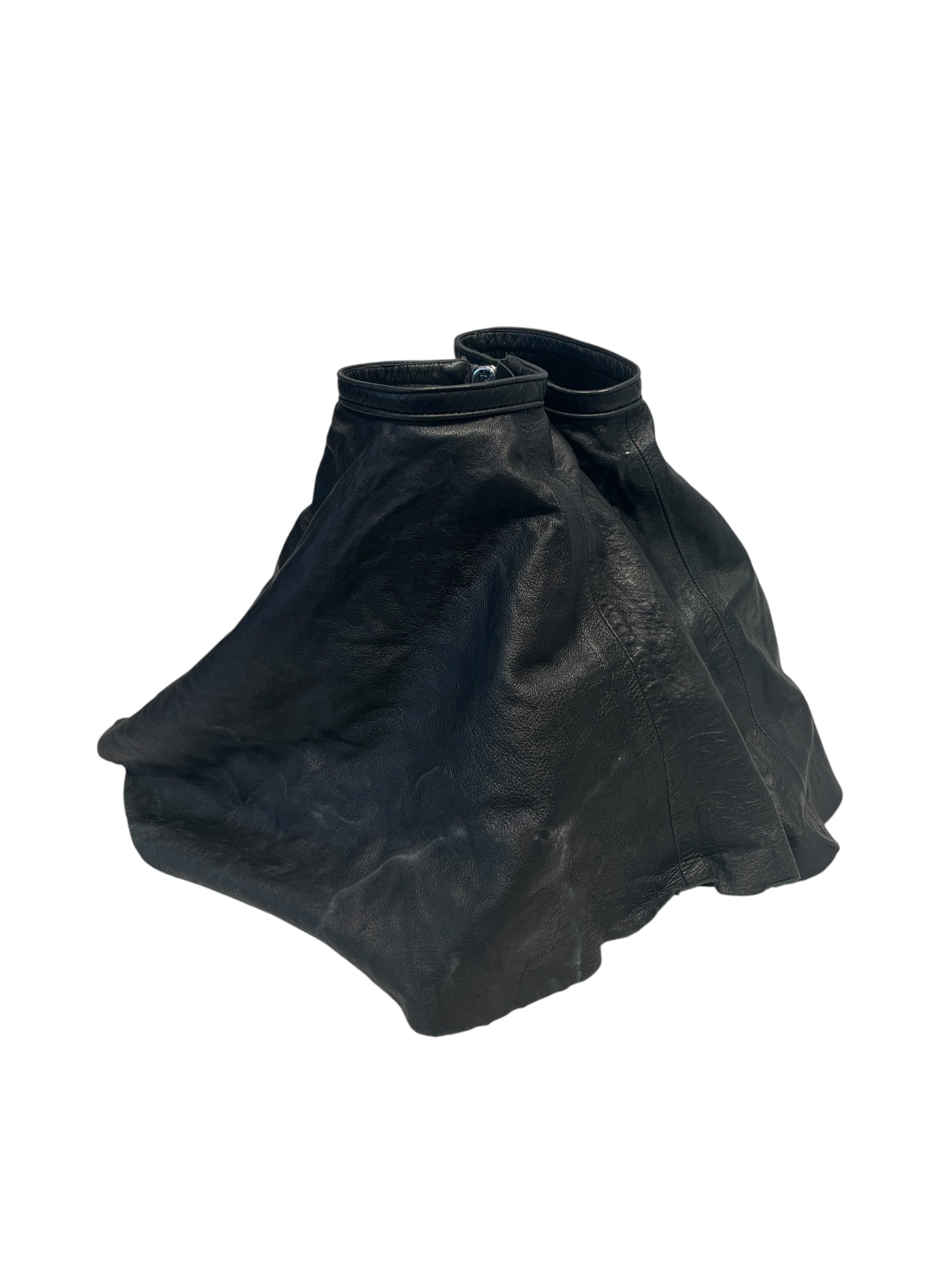 Rick Owens/Boots/US 6/Leather/BLK/WEDGE SHOE CAPE MIDI BOOT view 2