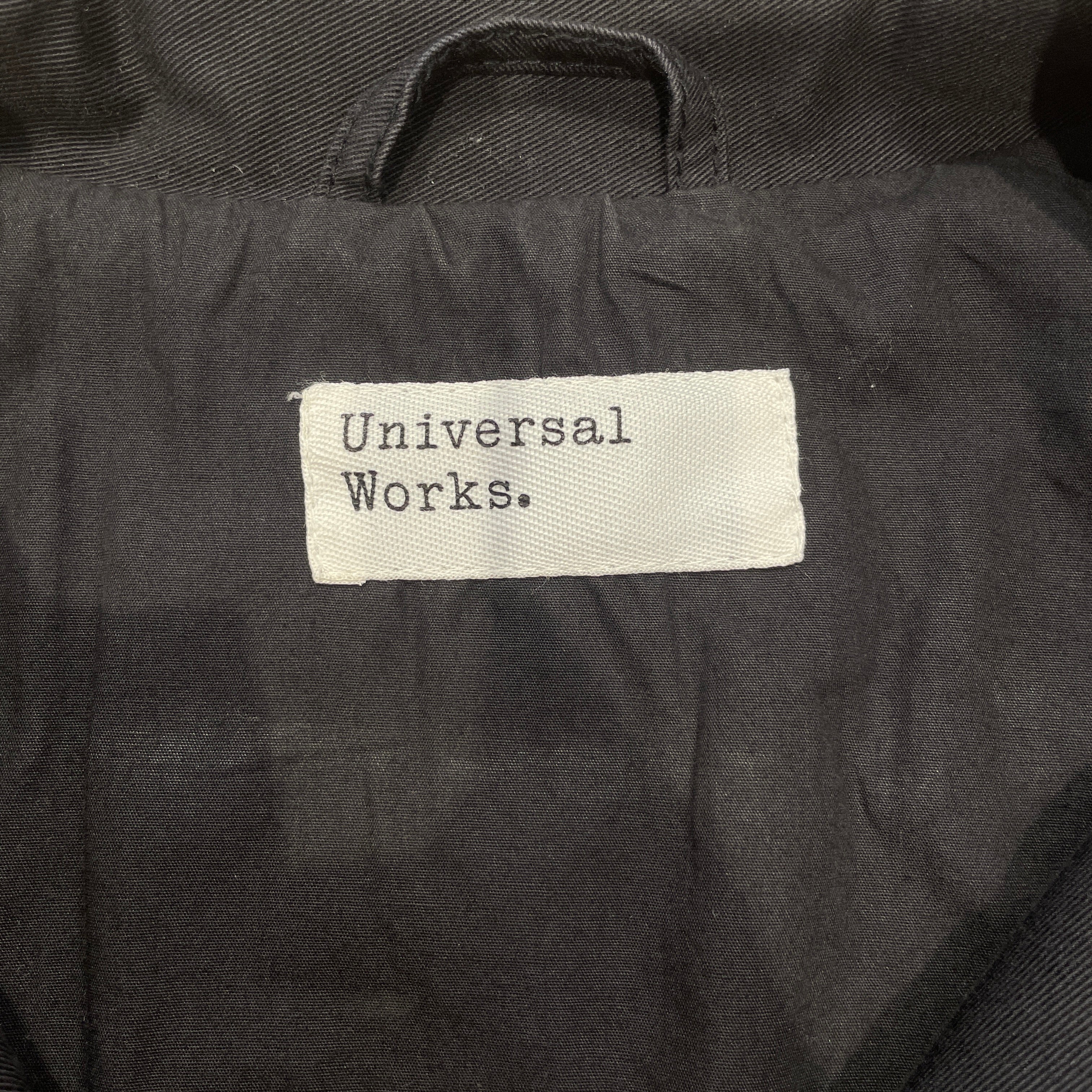 Universal Works/Jacket/M/Cotton/BLK/ view 3