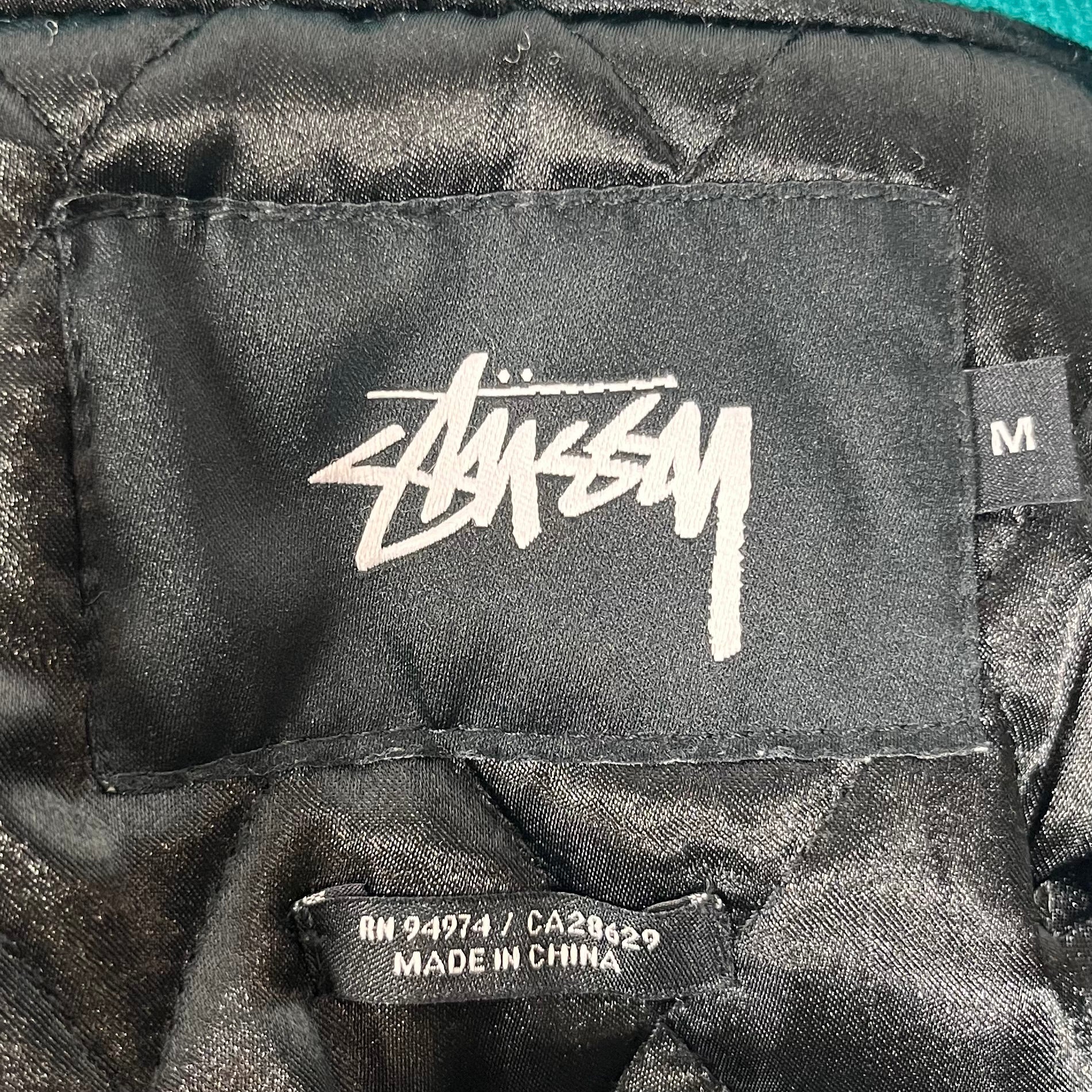 STUSSY/Baseball Jkt/M/Wool/BLU/S VARSITY view 3