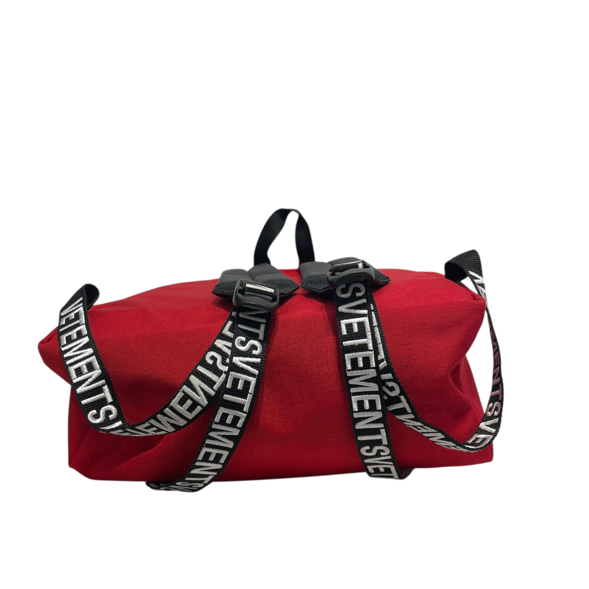 VETEMENTS/Bag/Polyester/RED/bookbag view 3