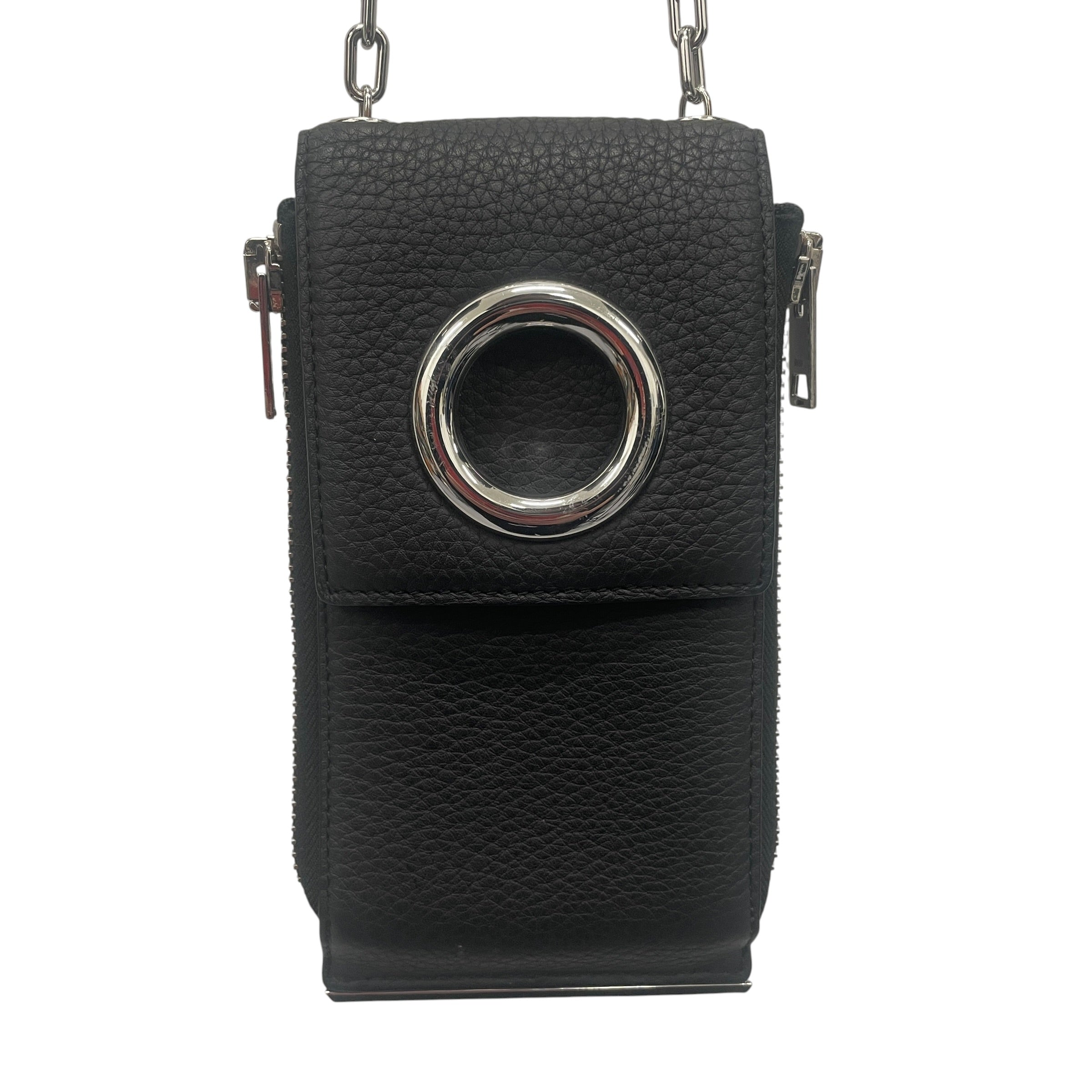 Alexander Wang/Cross Body Bag/Leather/BLK/O ring view 3