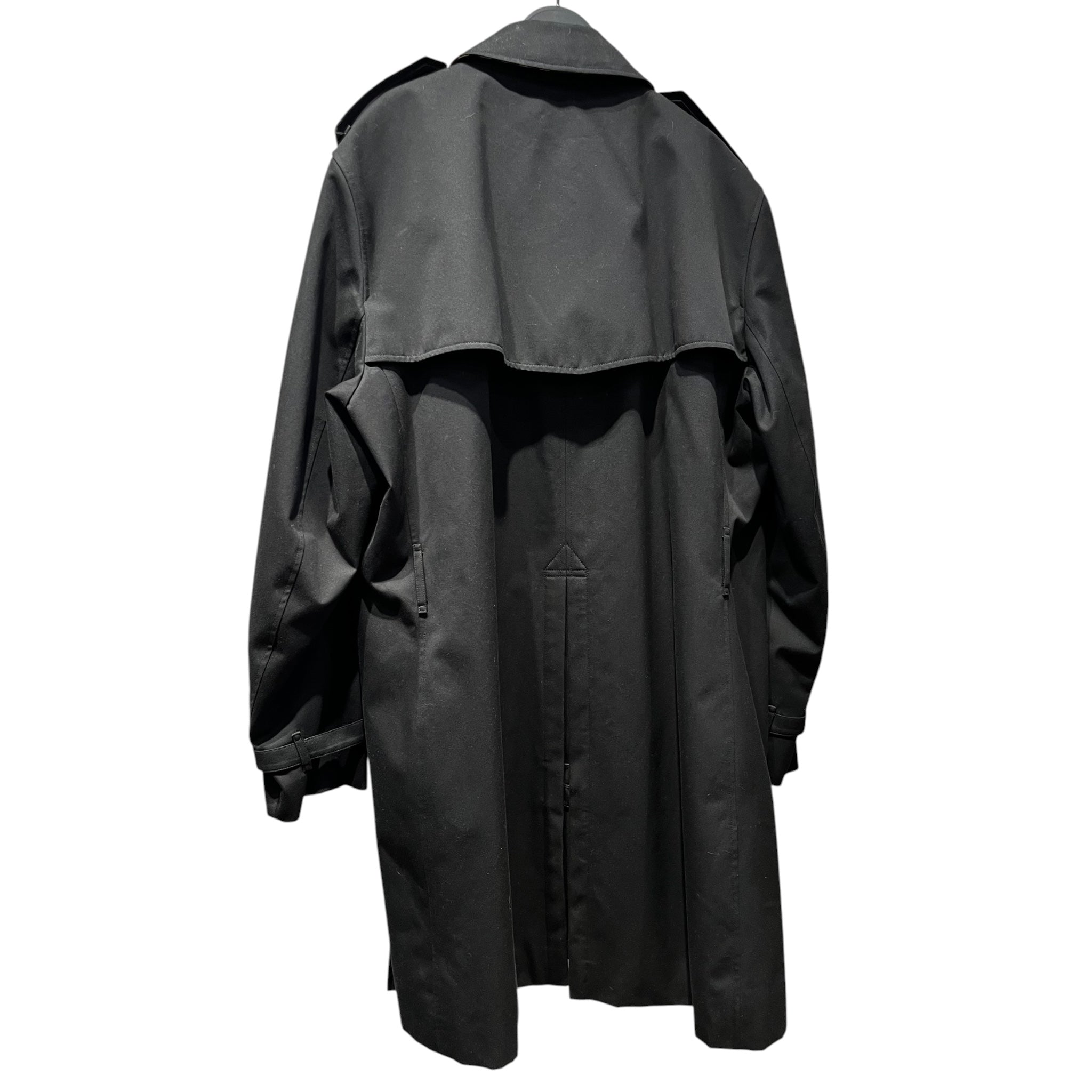 BURBERRY/Trench Coat/L/Cotton/BLK/BURBERRY TRENCH COAT BLACK view 2