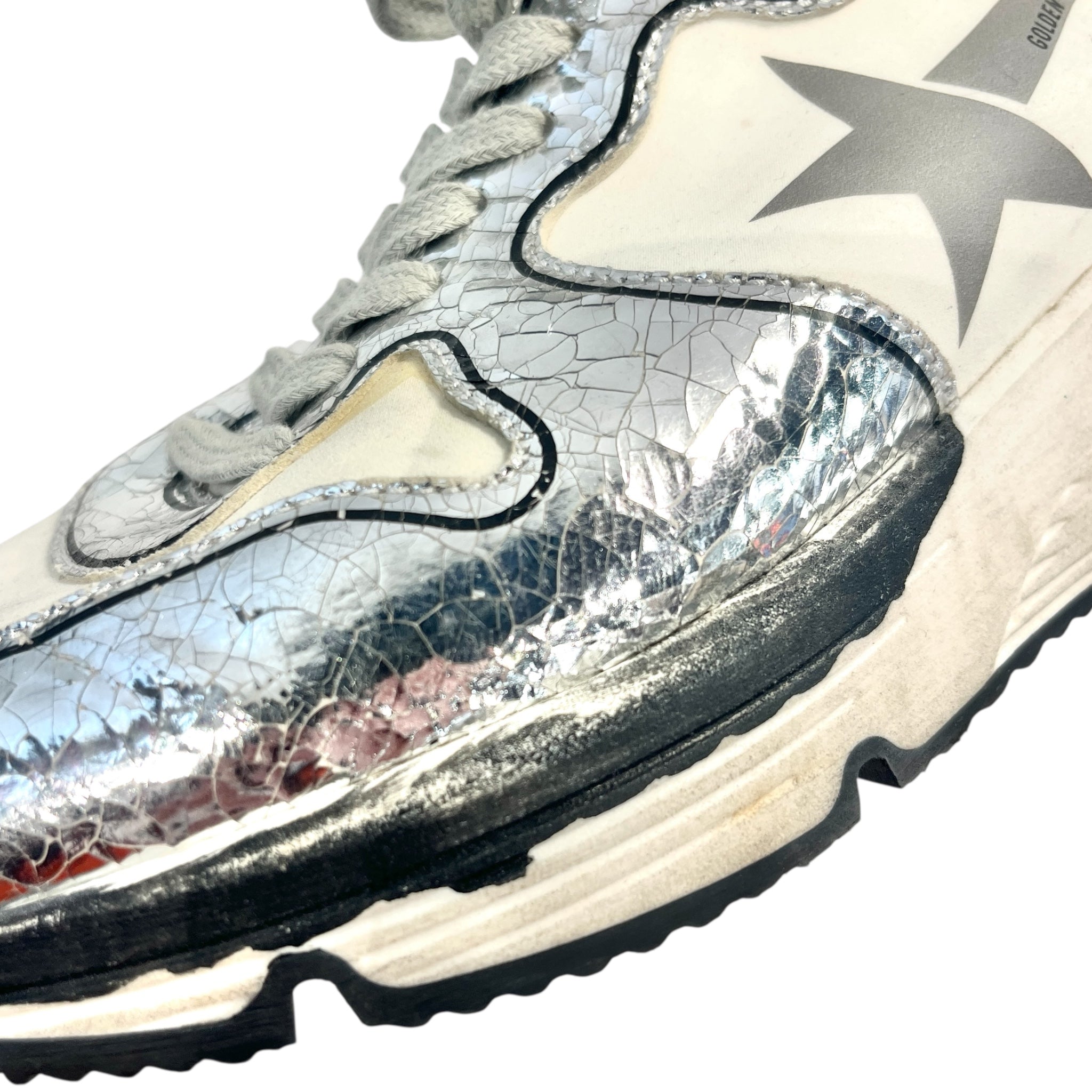 GOLDEN GOOSE/Low-Sneakers/EU 40/CRM/SILVER RUNNING SHOES view 7