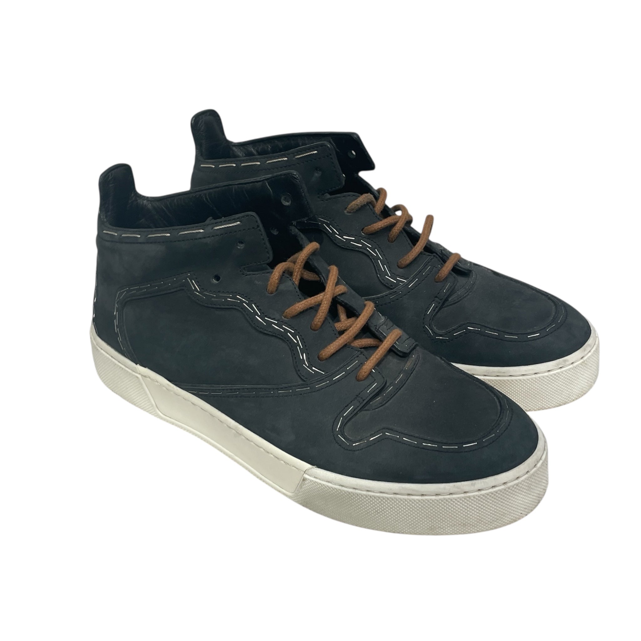 BALENCIAGA/Low-Sneakers/EU 38/Suede/BLK/STAPLE STITCH SNEAKER view 1