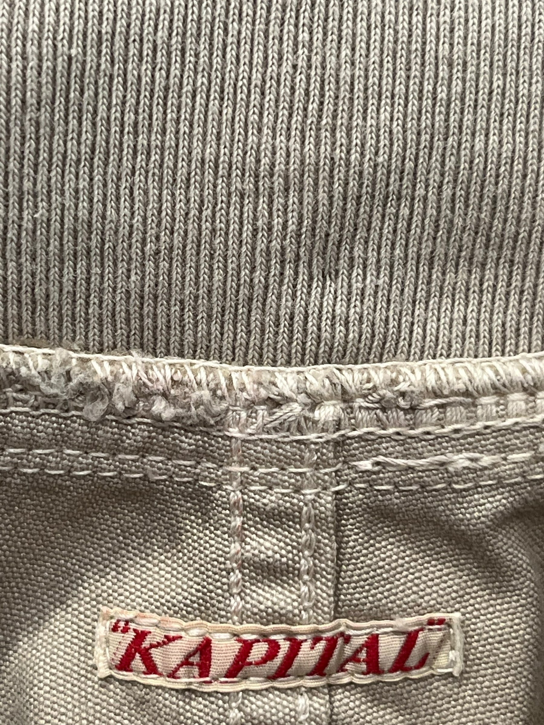 KAPITAL/Sarouel Pants/XL/Cotton/CRM/DROP CROTCH SAROUEL view 3