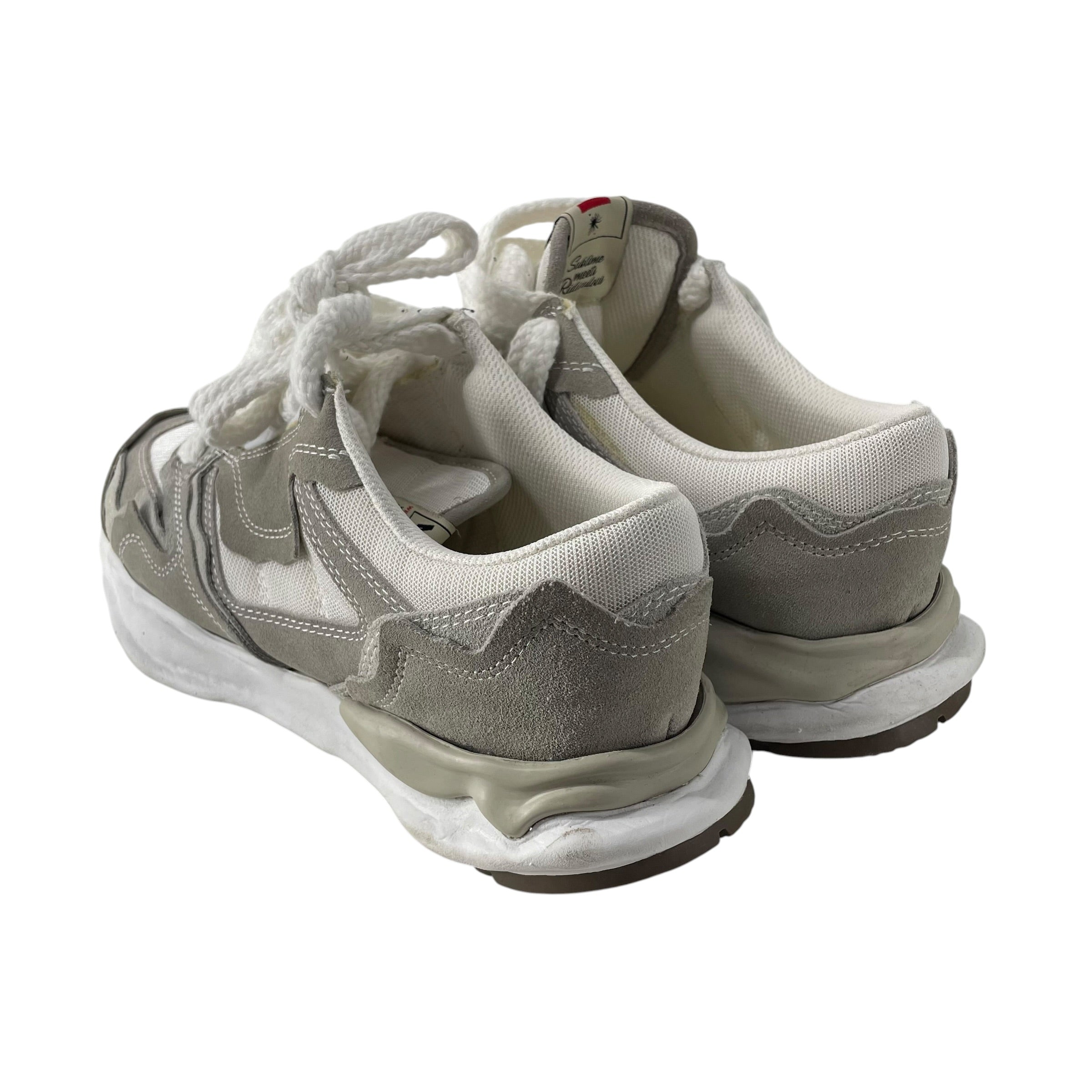 MIHARA YASUHIRO/Low-Sneakers/EU 43/Polyester/GRY/DISTRESSED view 2