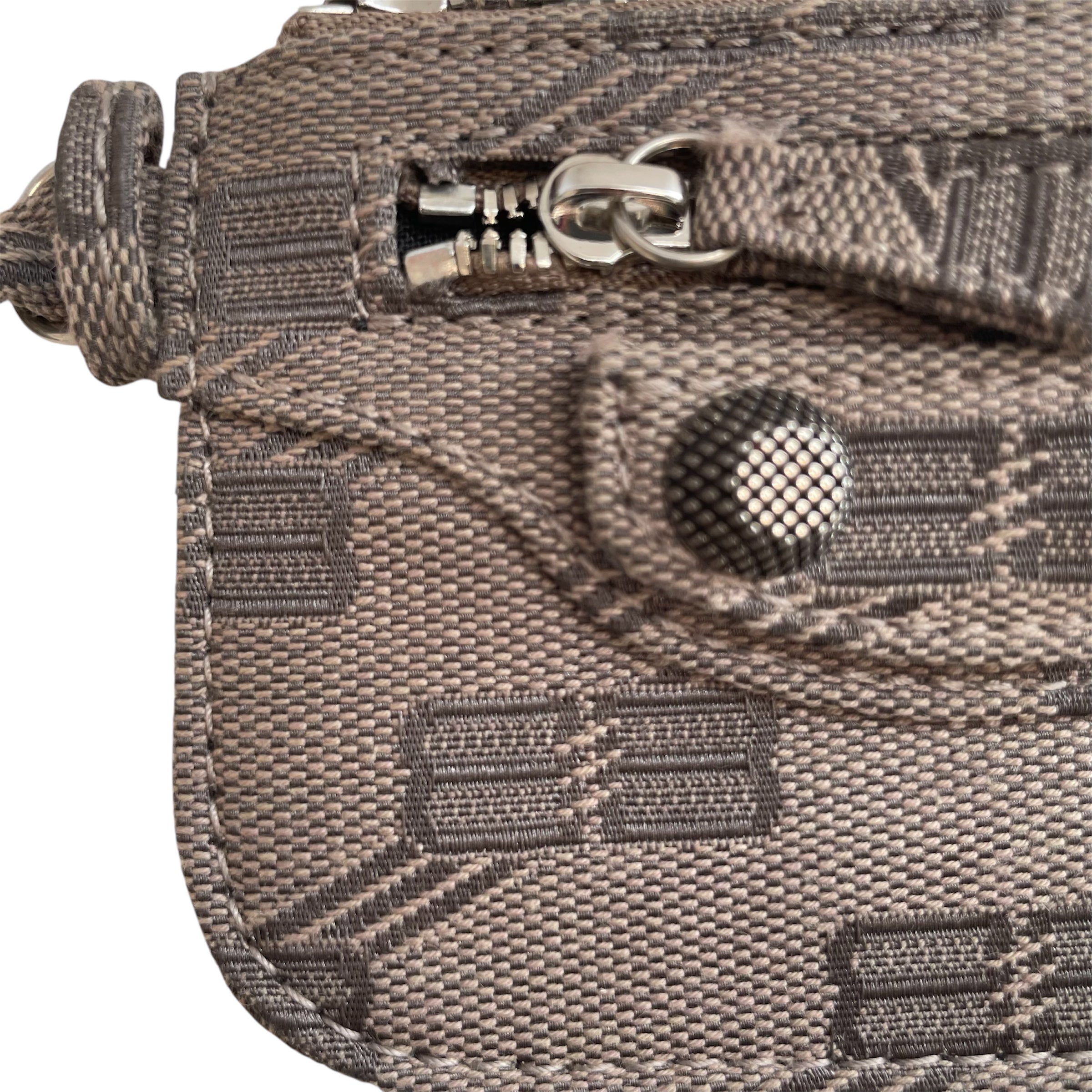 BALENCIAGA/Coin Wallet/All Over Print/Denim/BRW/BALENCIAGA COIN WALLET DRTY BR view 3