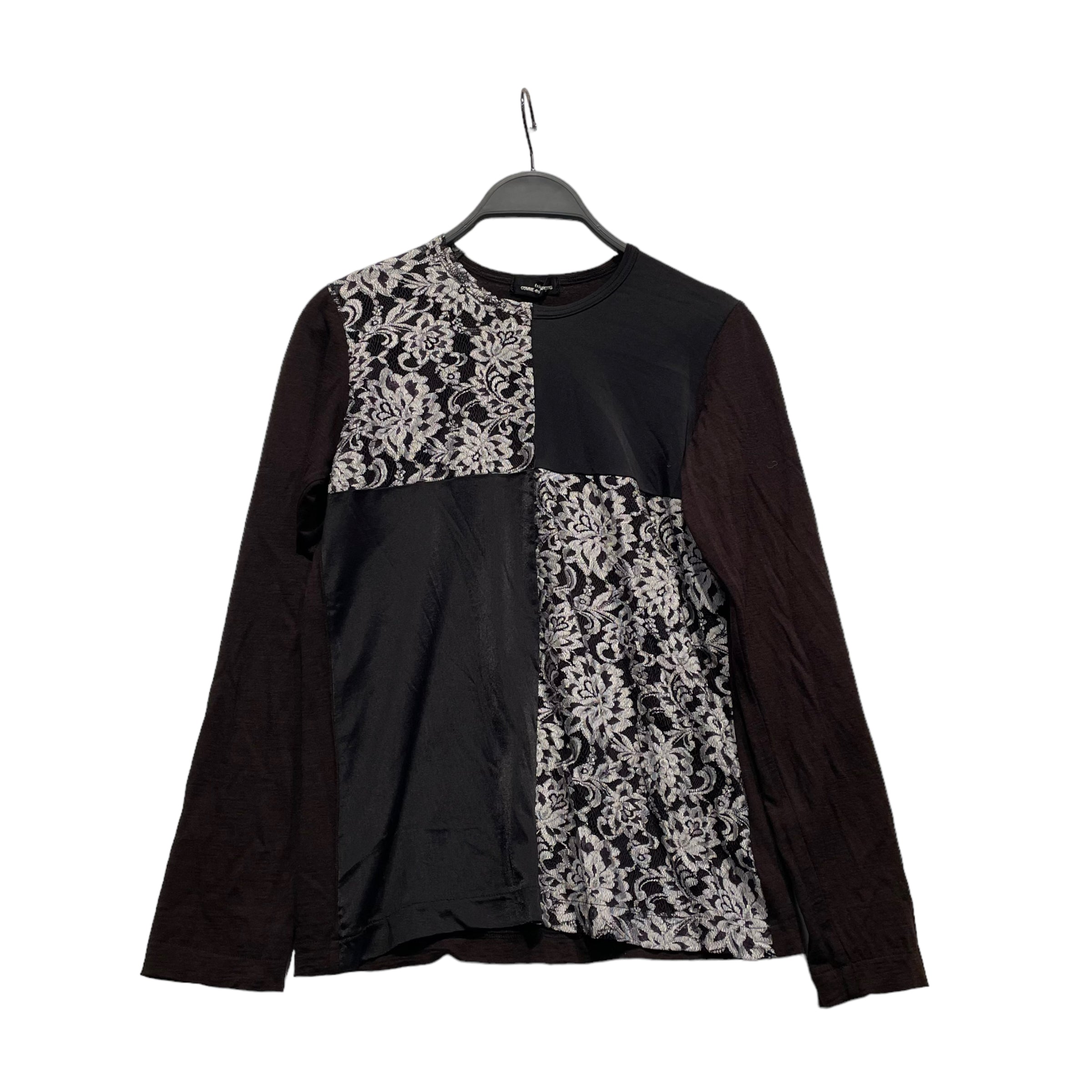 tricot COMME des GARCONS/LS T-Shirt/Brown/Wool/All Over Print/TT-040480/TT-040480 view 1
