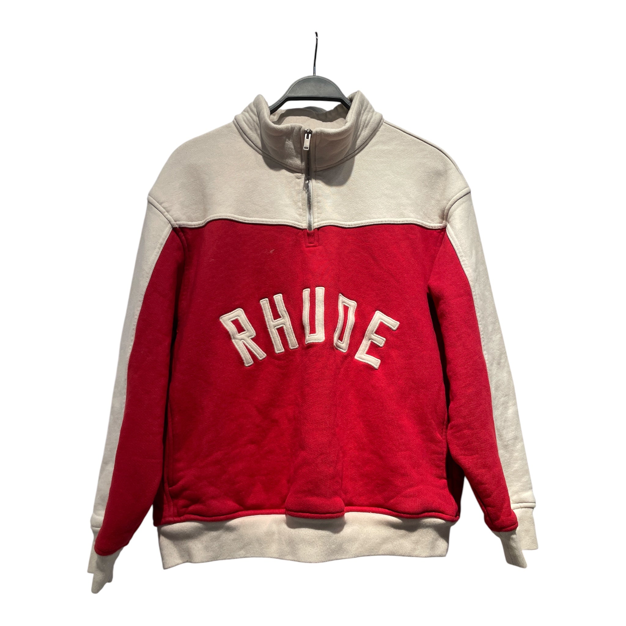 RHUDE/Track Jkt/XL/Cotton/RED/Pullover/Red Contrast view 1