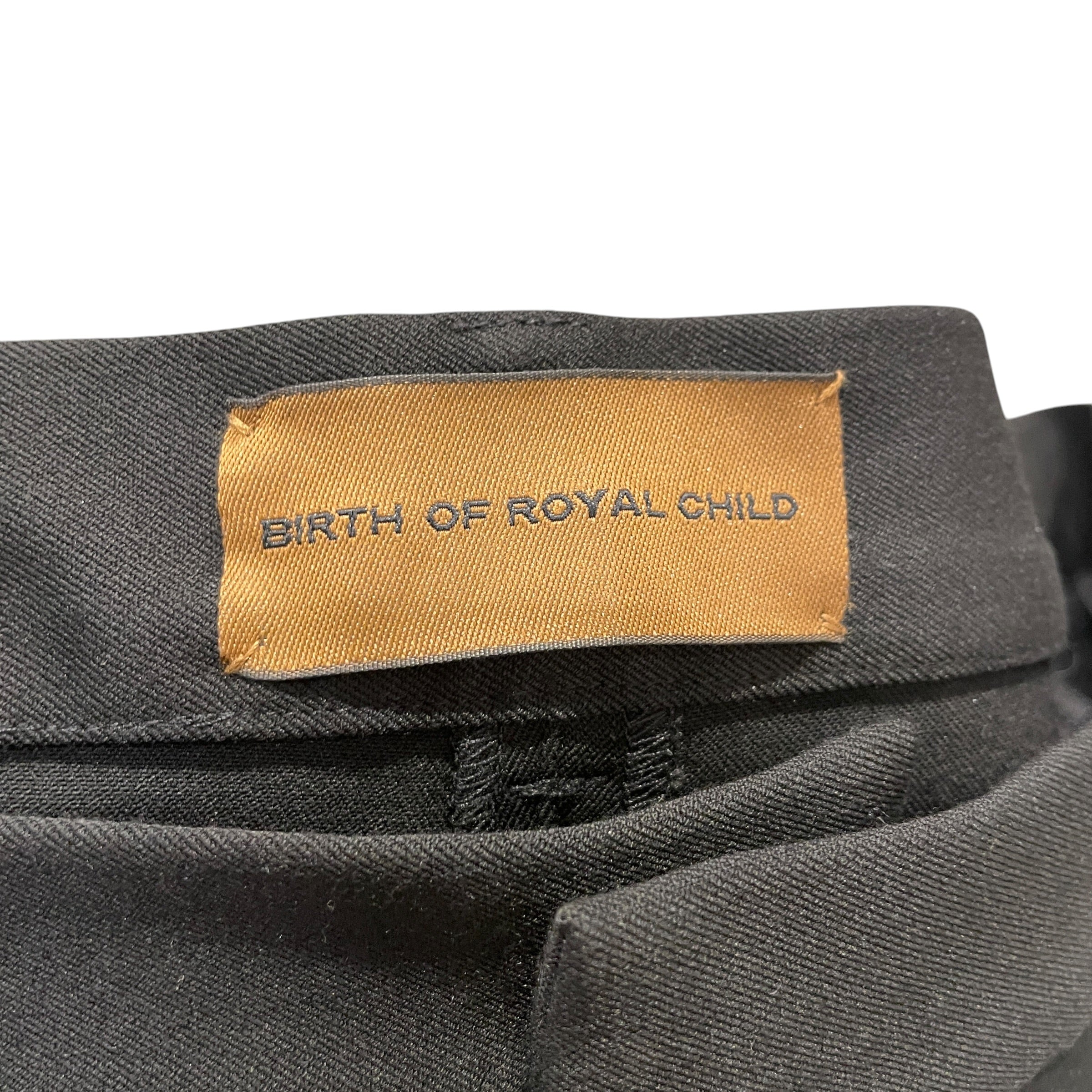 Birth Of Royal Child/Straight Pants/L/Polyester/BLK/STRAIGHT LEG TROUSER view 3