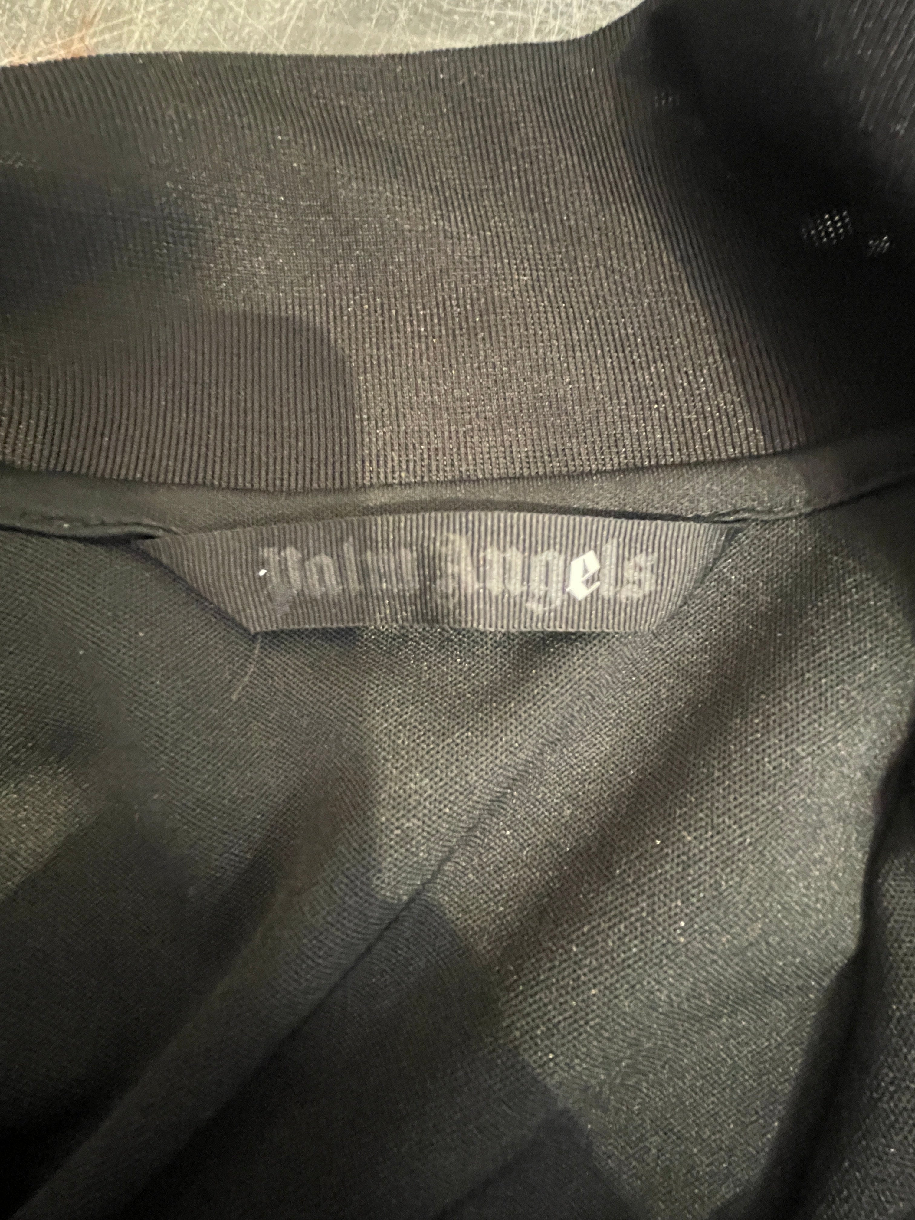 Palm Angels/Jacket/L/Polyester/BLK/multicolor stripe track jacket view 3