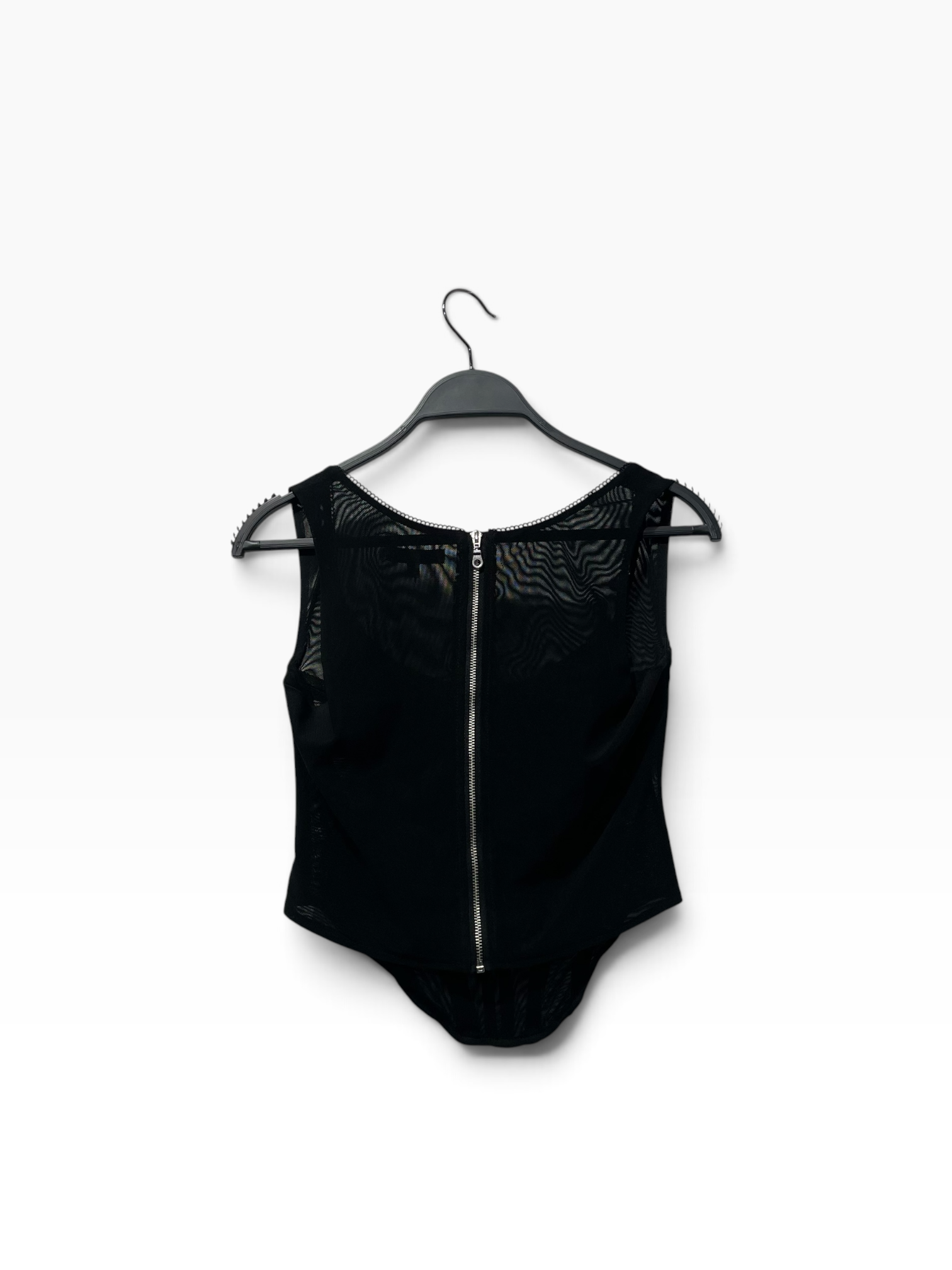 miaou/Camisole/XS/Polyester/BLK/sheer corset view 2