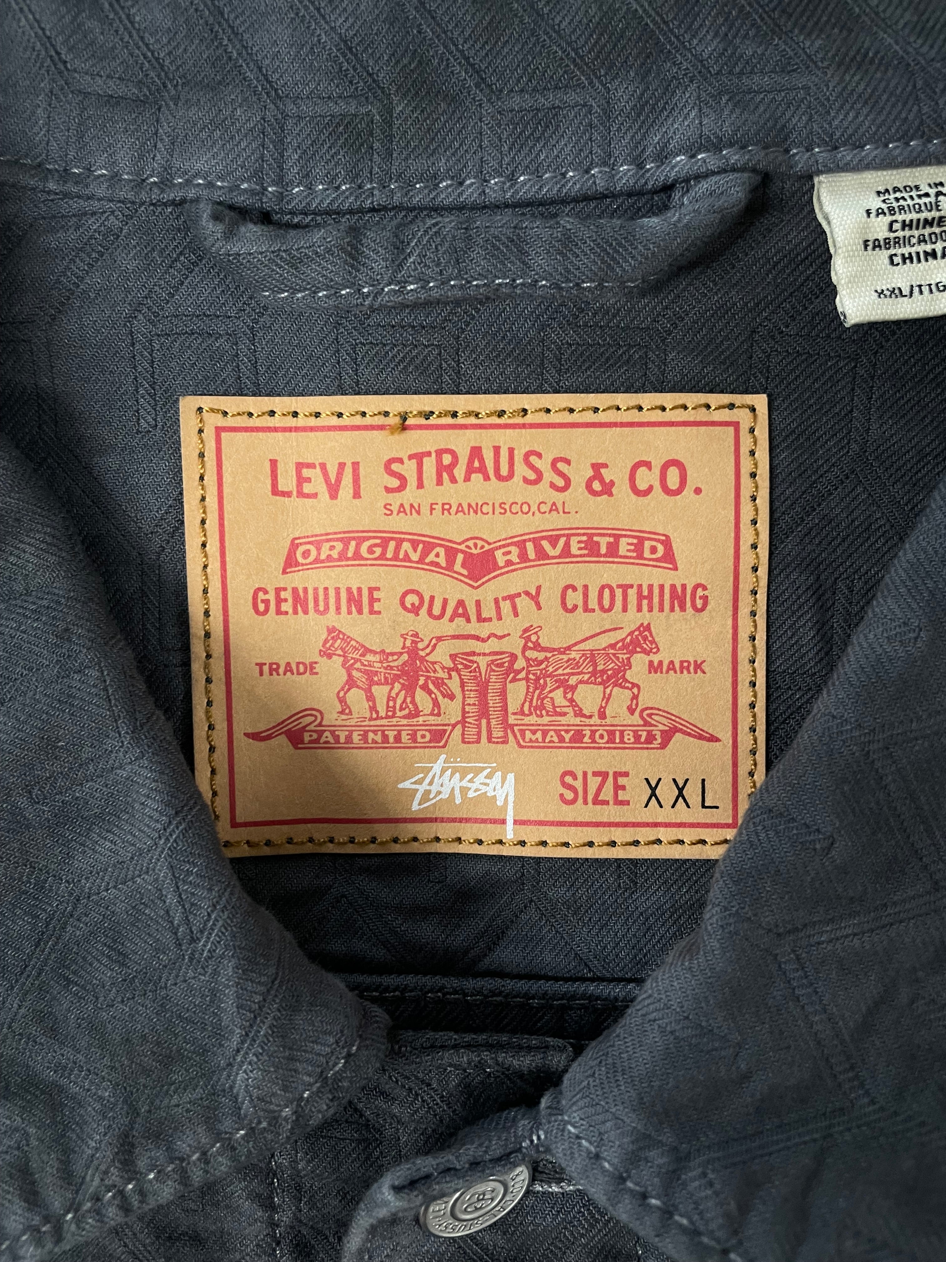 Levi's/STUSSY/Denim Jkt/XXL/Denim/GRY/CA00342 view 6