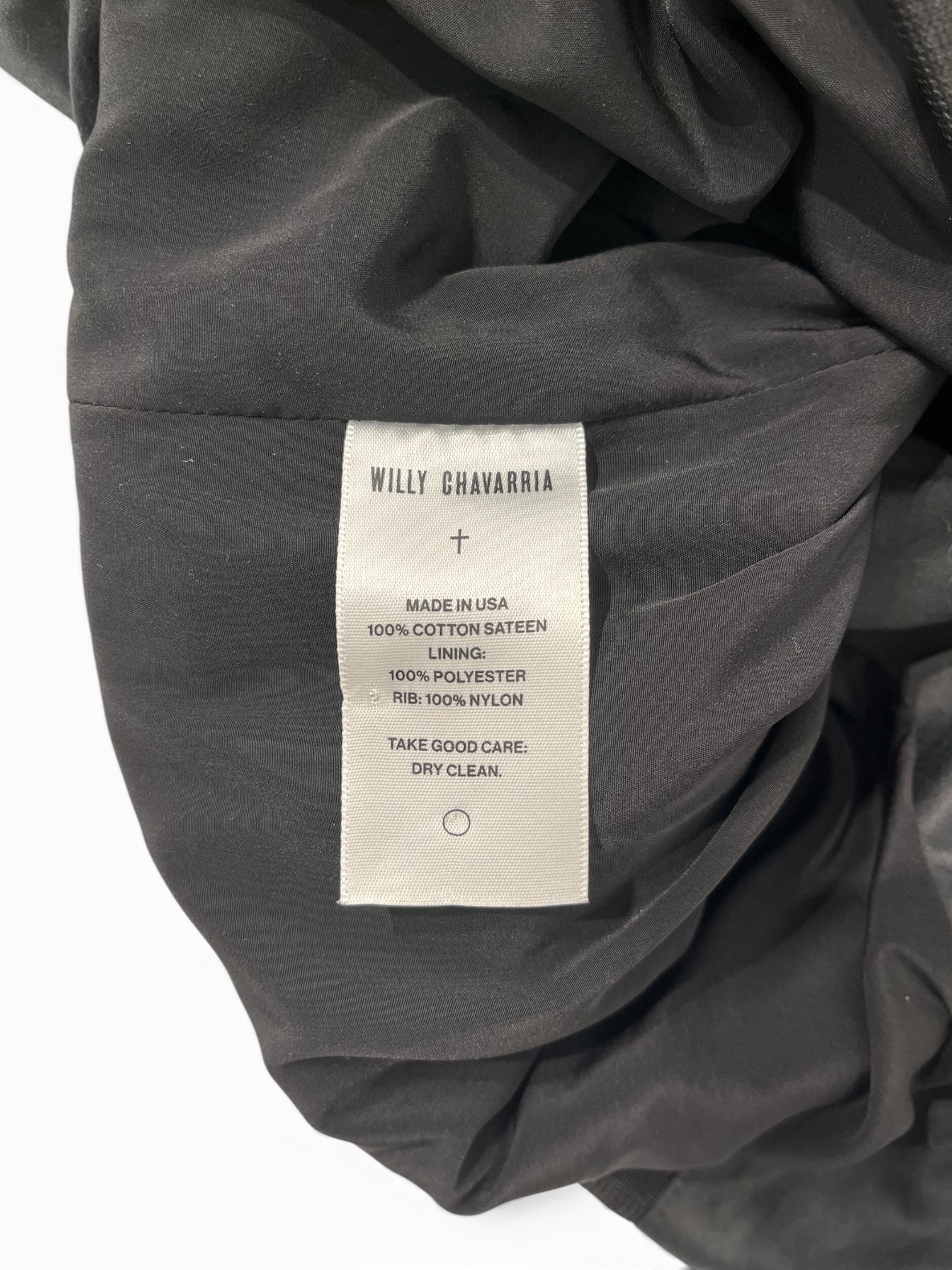 WILLY CHAVARRIA/Jacket/S/GRY/PIPING SCRIPT LOGO BOMBER view 4