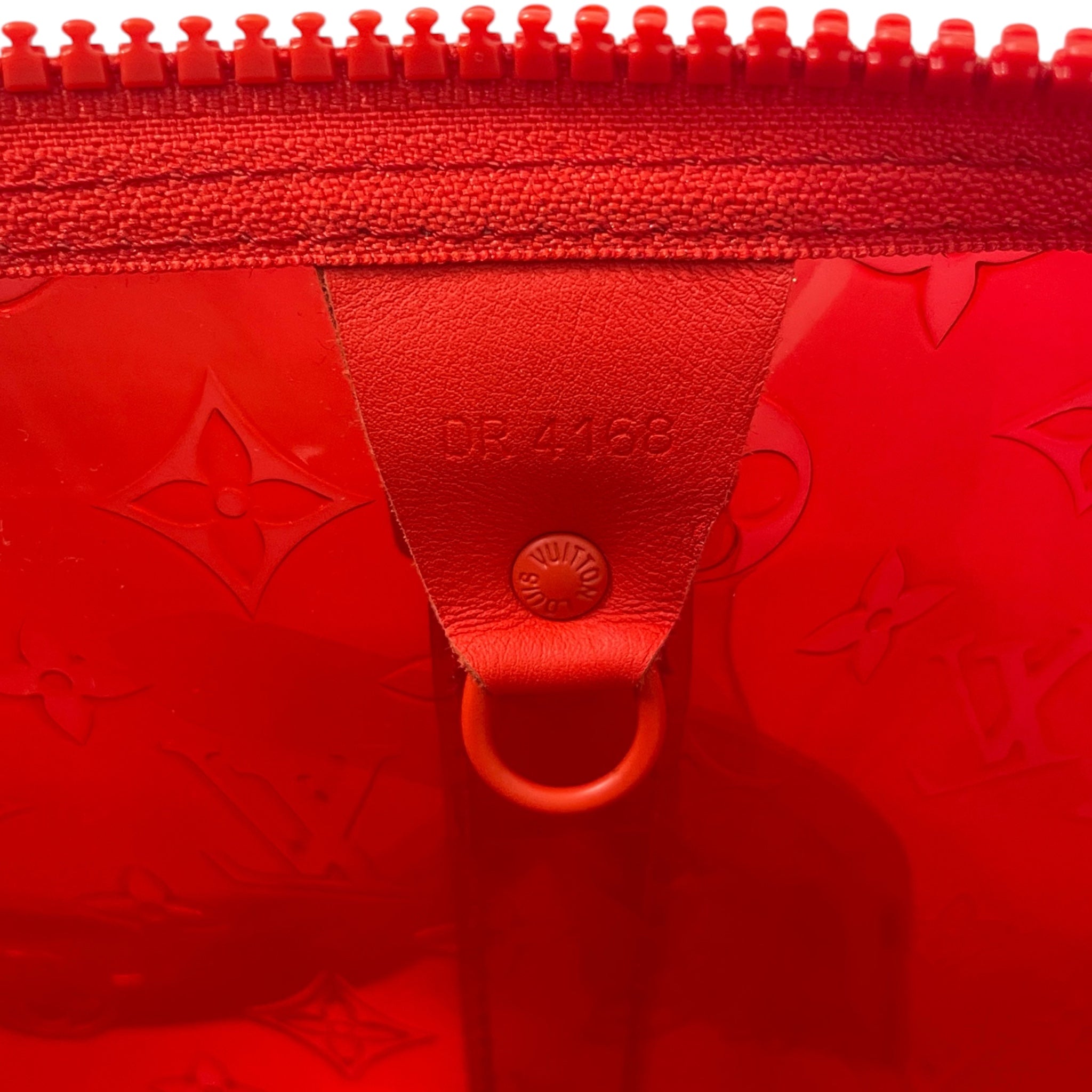 LOUIS VUITTON/Luggage/Monogram/RED/LOUIS VUITTON VINYL KEEPALL view 6