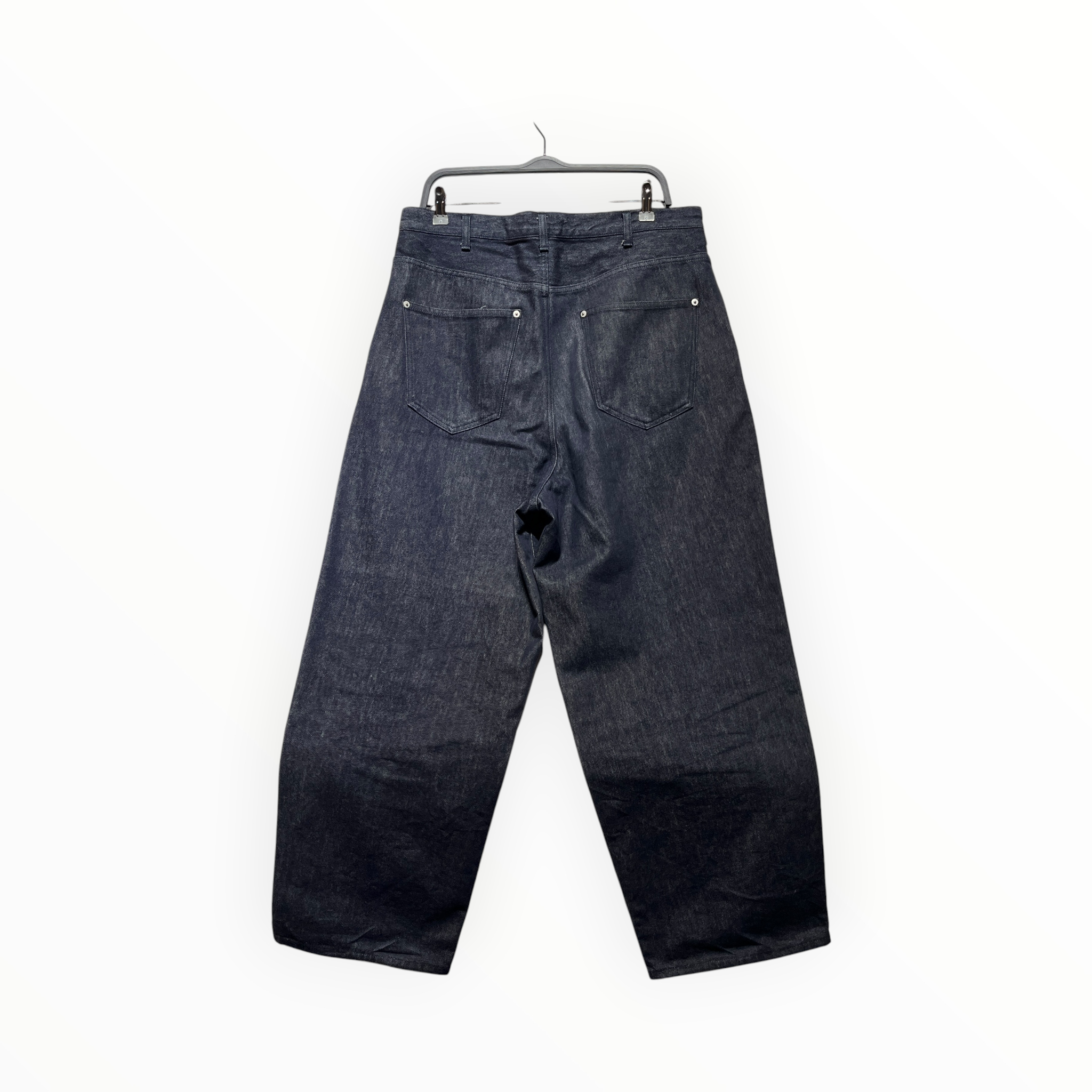 COMME des GARCONS HOMME/Straight Pants/M/Denim/IDG/pleated wide leg view 2