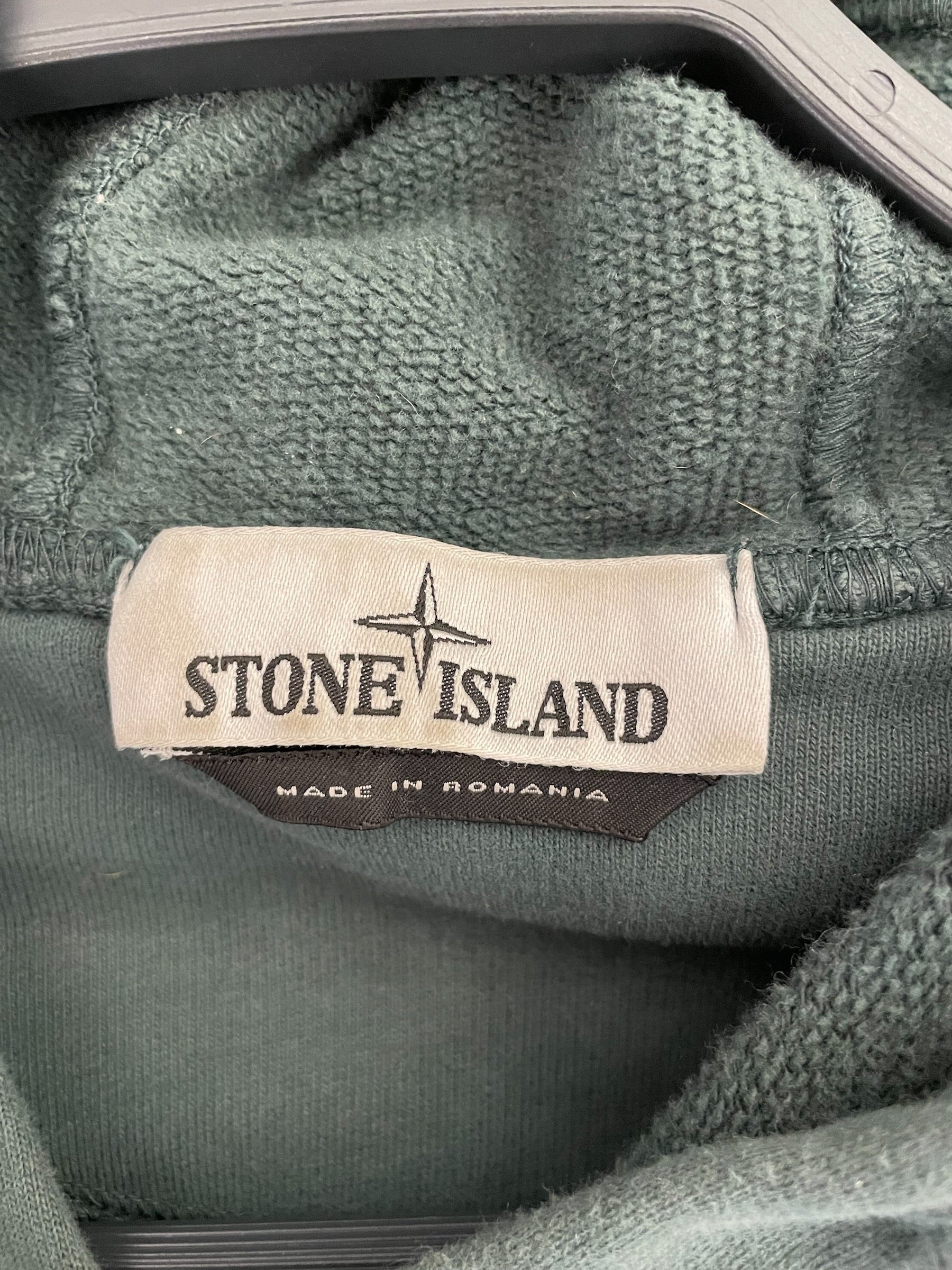 STONE ISLAND/Hoodie/S/Cotton/GRN/petrol patch view 4