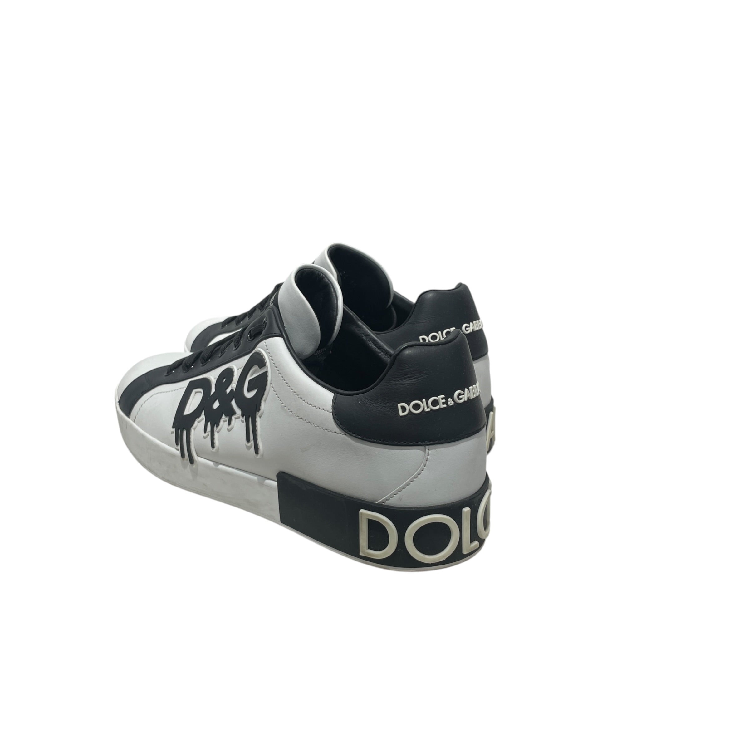 DOLCE&GABBANA/Low-Sneakers/US 11/Leather/WHT/PORTOFINO view 2