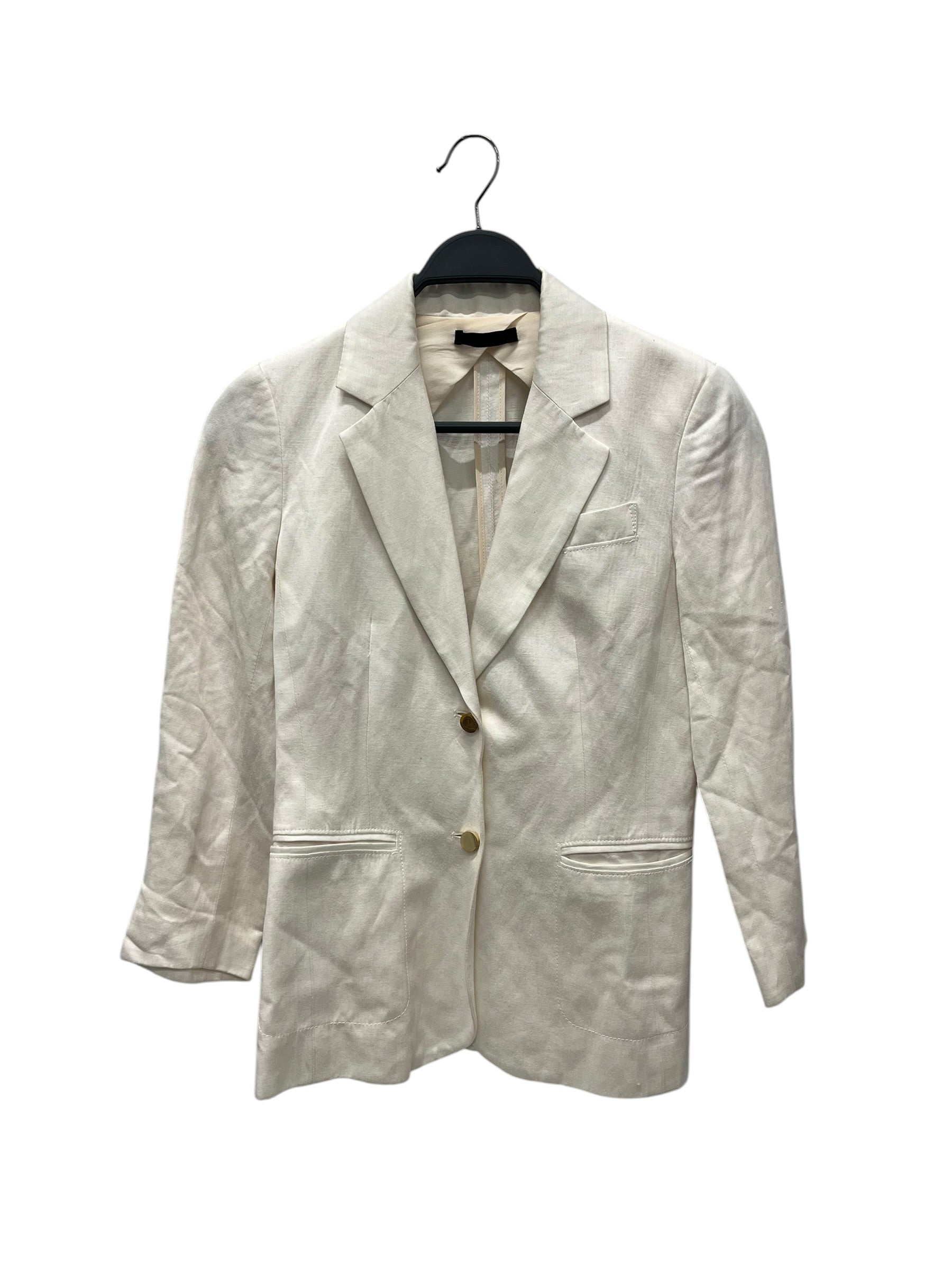 THE ROW/Suits/4/Silk/WHT/BLAZER view 1