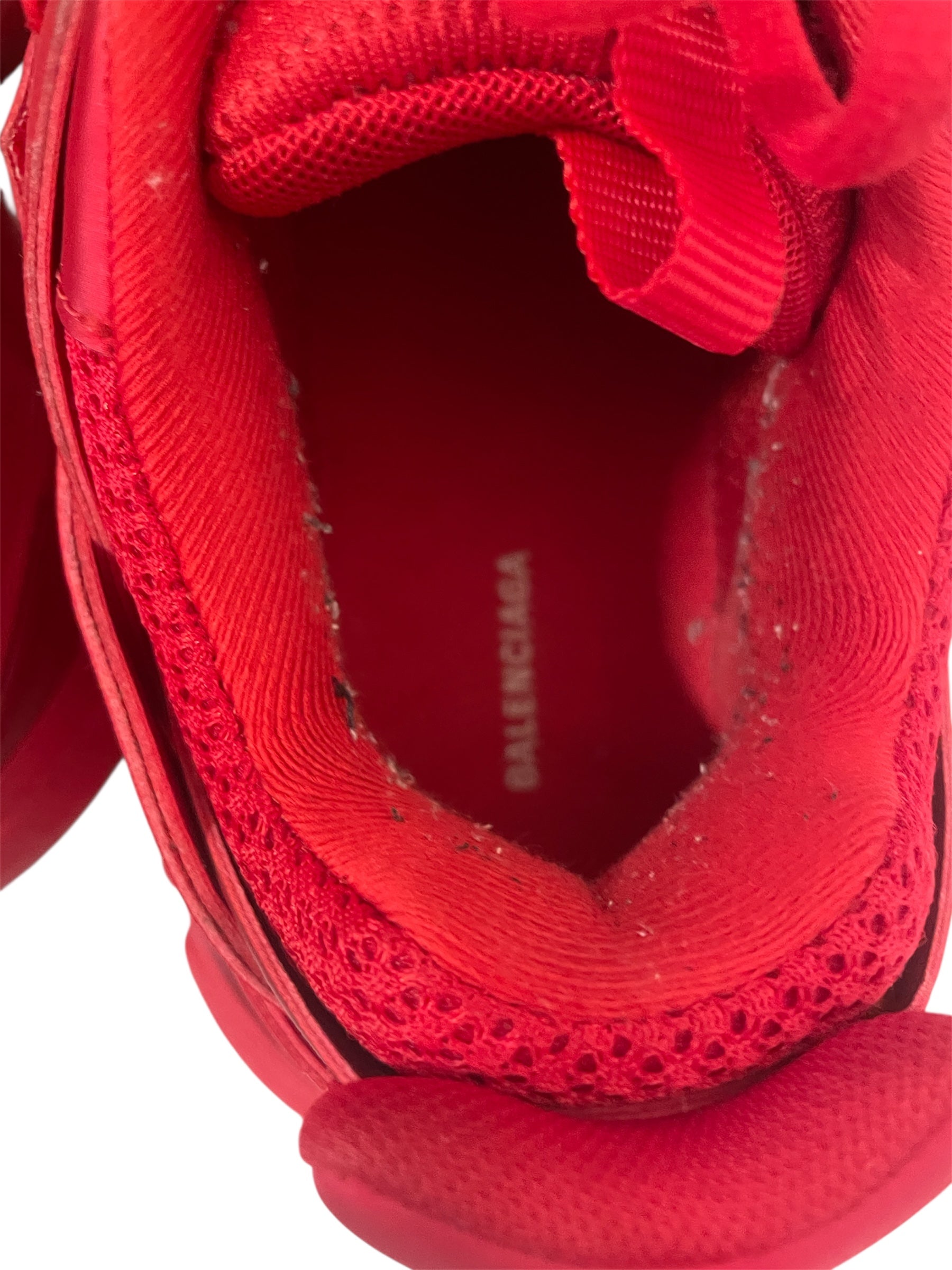 BALENCIAGA/Low-Sneakers/US 7/Cotton/RED/TRACK view 3