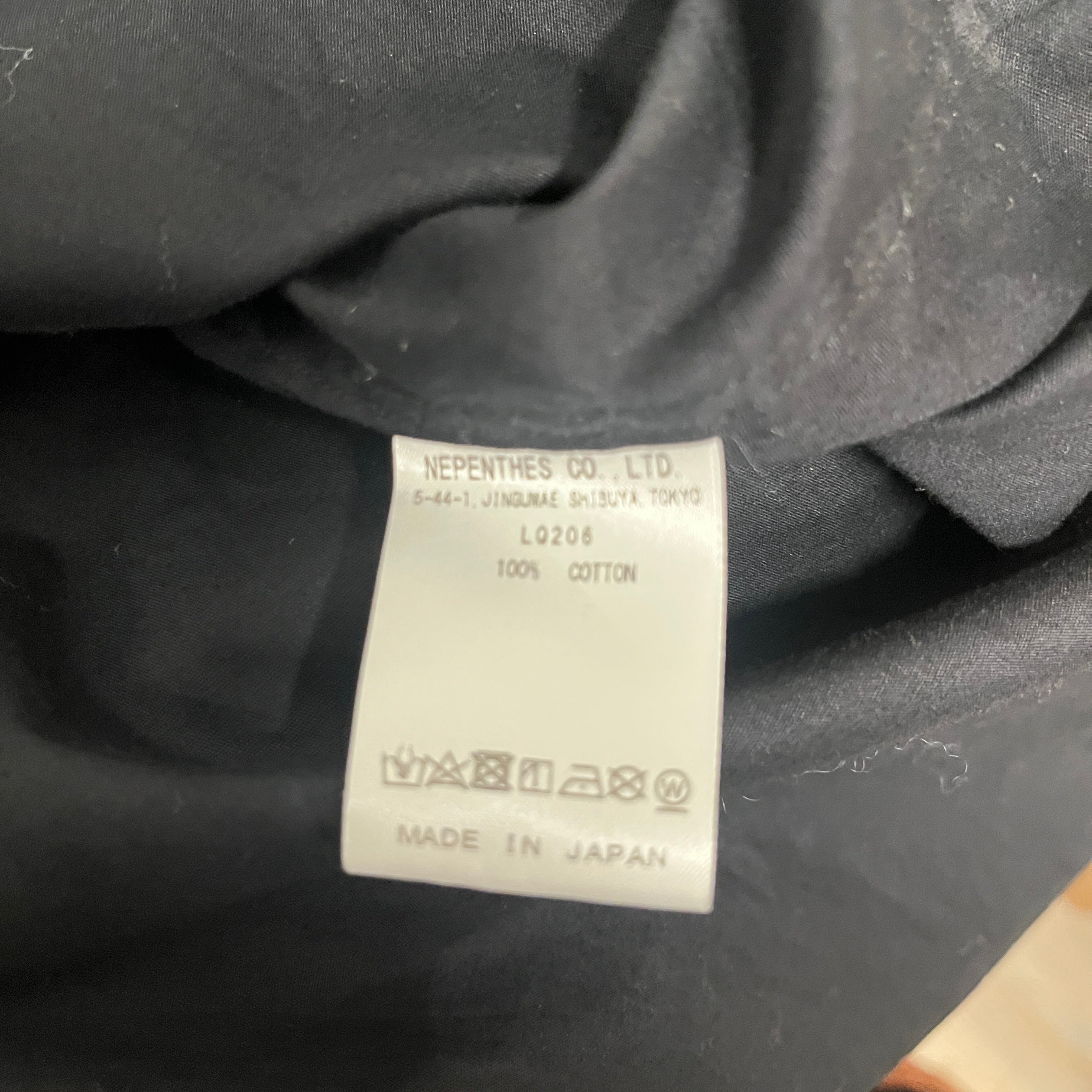 Needles/LS Shirt/S/Cotton/BLK/PETER PAN COLLAR TUNIC view 4