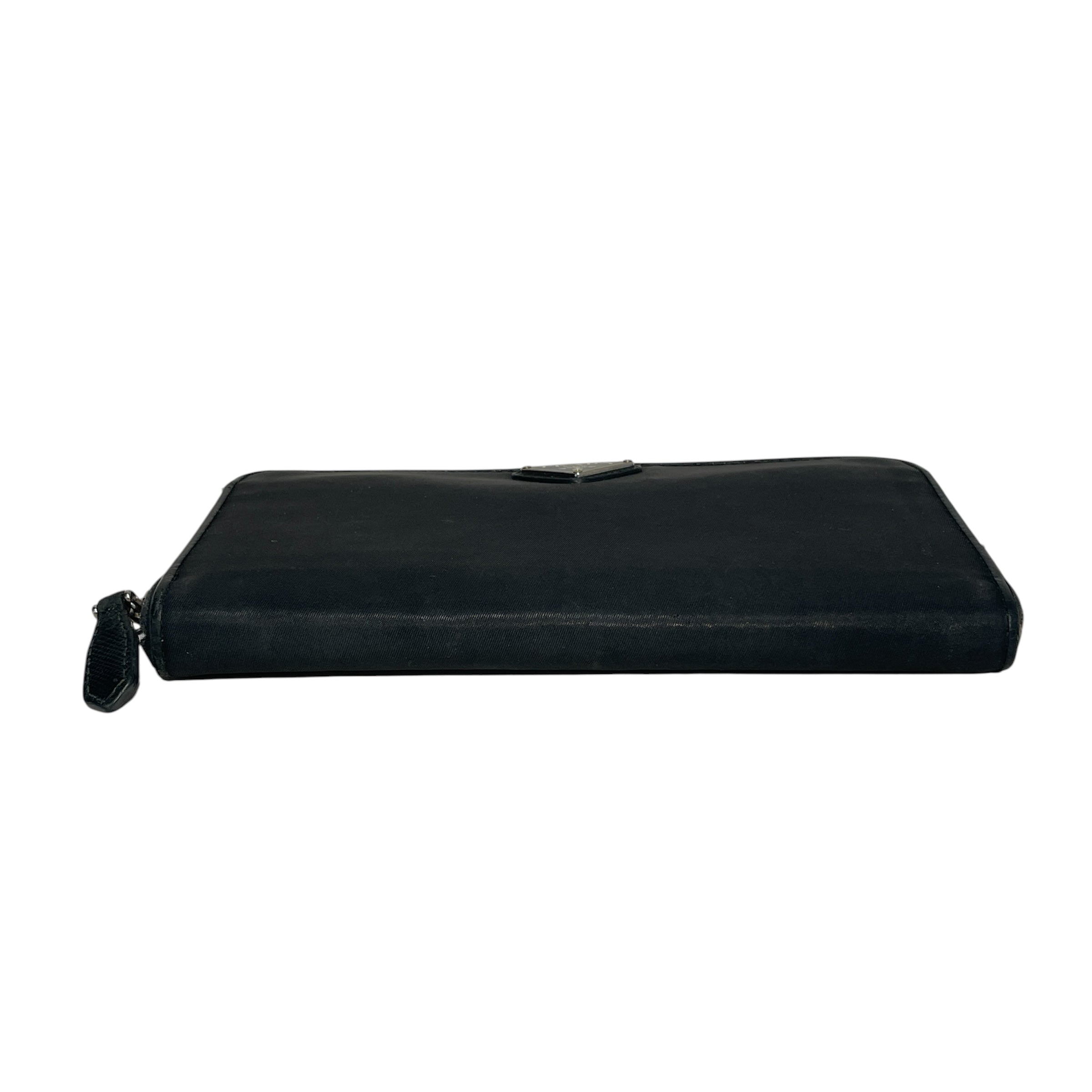 PRADA/Long Wallet/Nylon/BLK/Nylon Long Wallet view 3