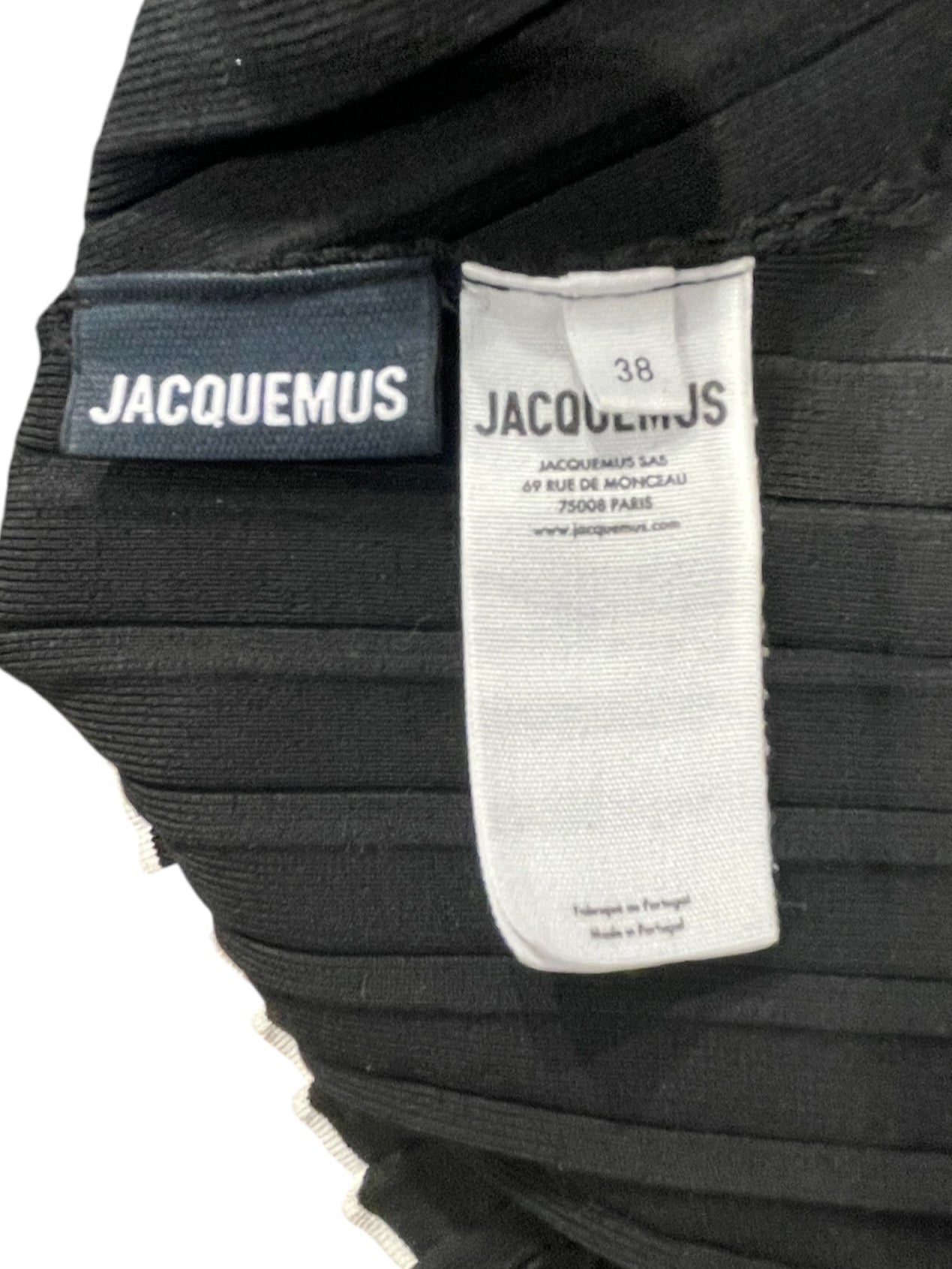 JACQUEMUS/SL Shirt/S/Border/BLK/ view 3