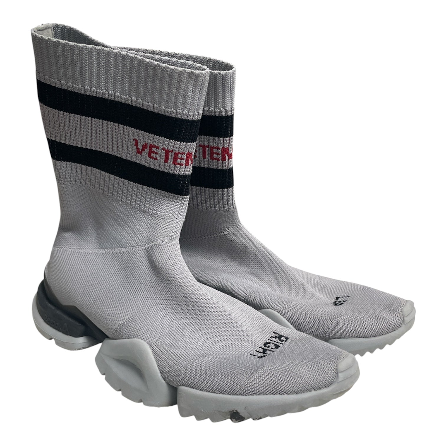 VETEMENTS/Reebok/Shoes/US 7.5/SLV/#118679234/sock shoe view 1