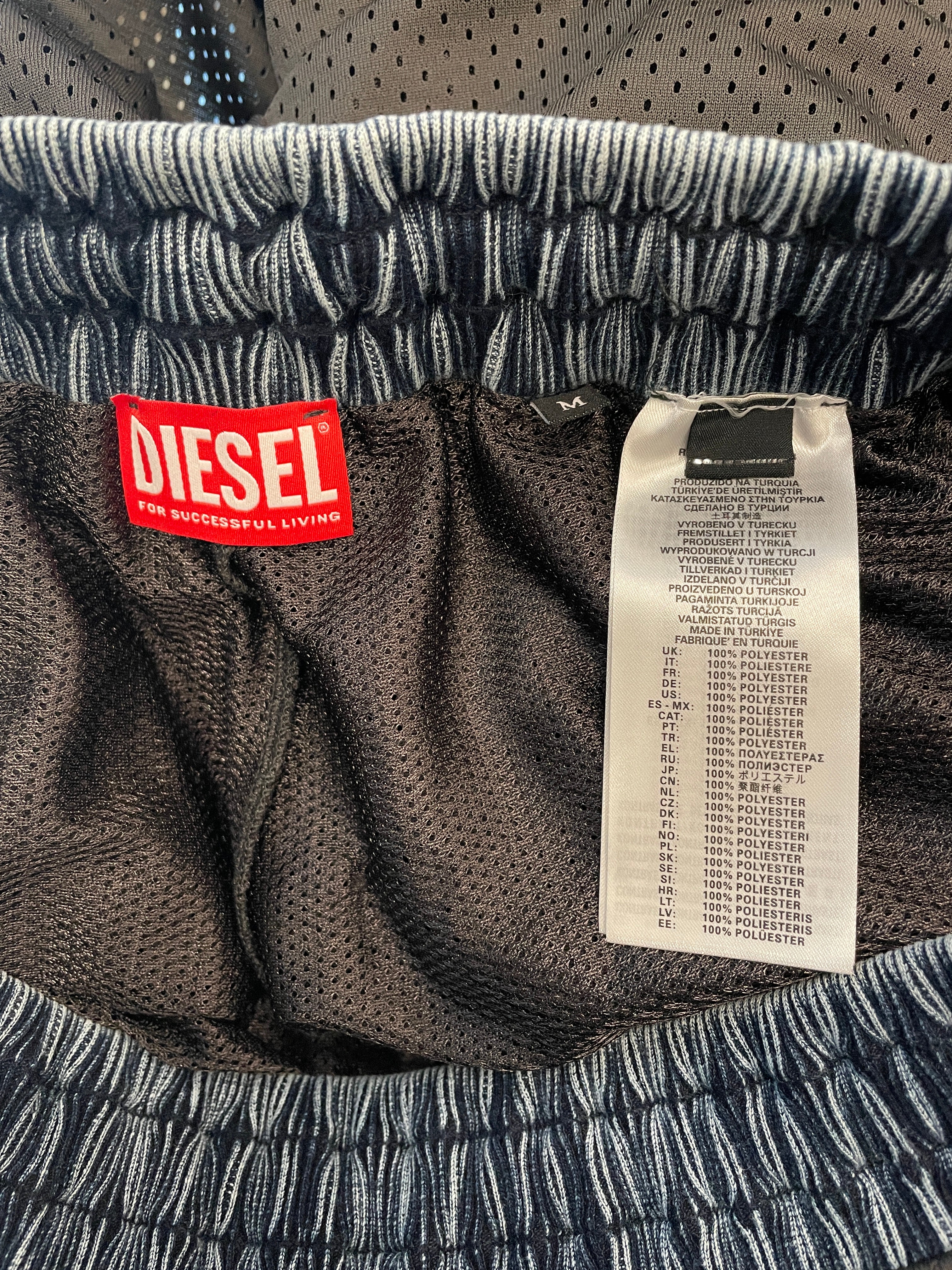 DIESEL/Shorts/M/Polyester/BLK/JORT BASKETBALL SHORTS view 3