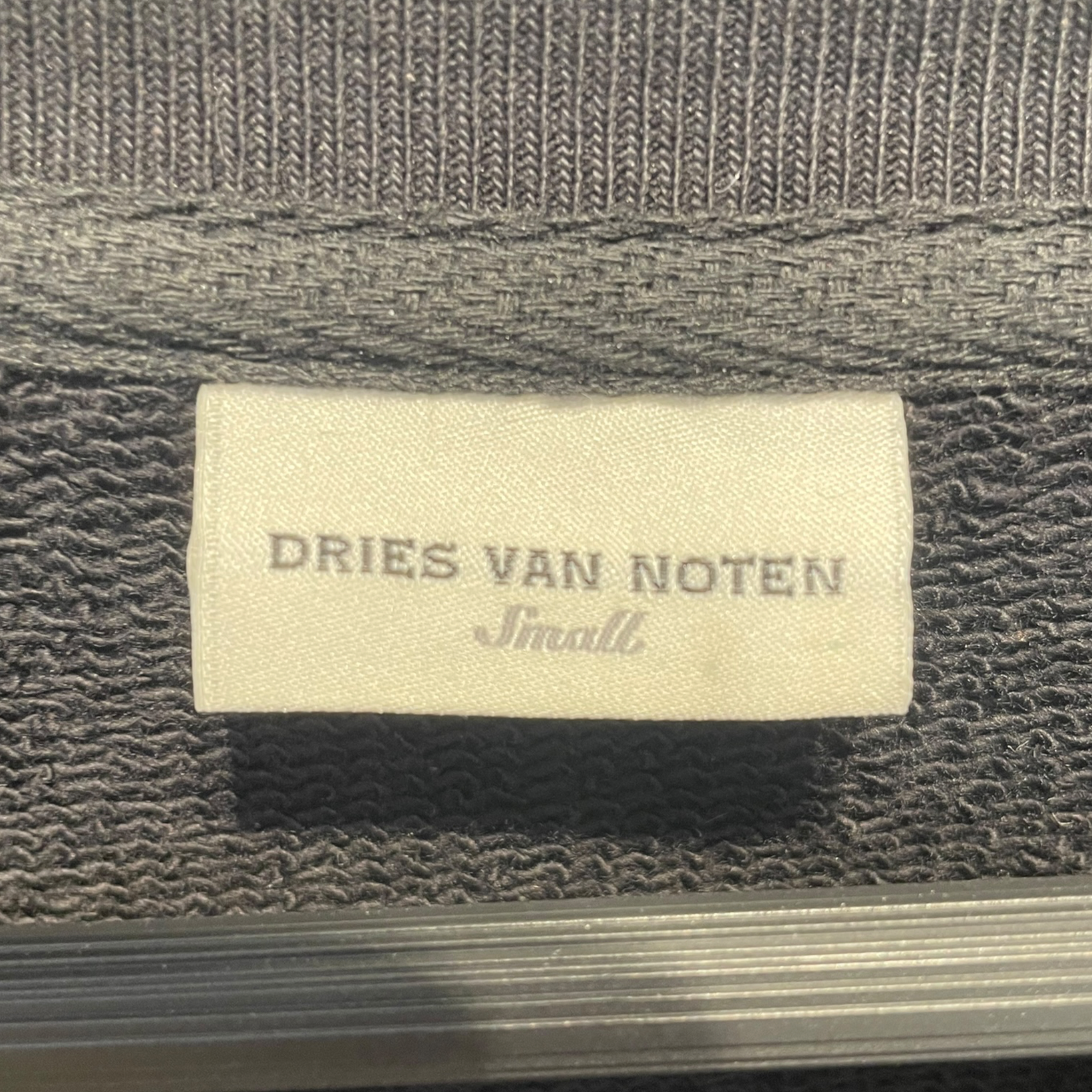 DRIES VAN NOTEN/Sweatshirt/S/Cotton/BLK/ view 3