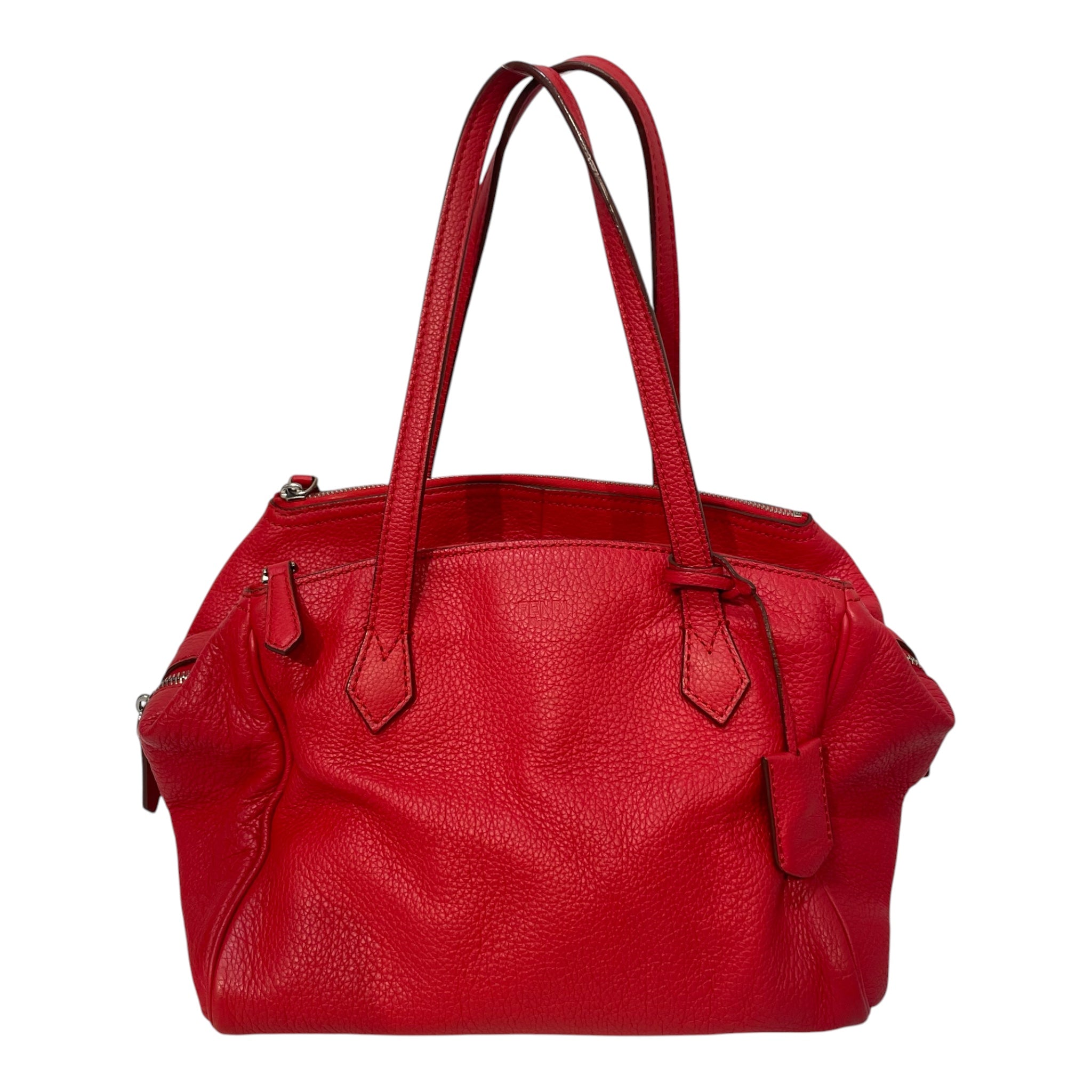 FENDI/Hand Bag/Leather/RED/Bauletto view 1