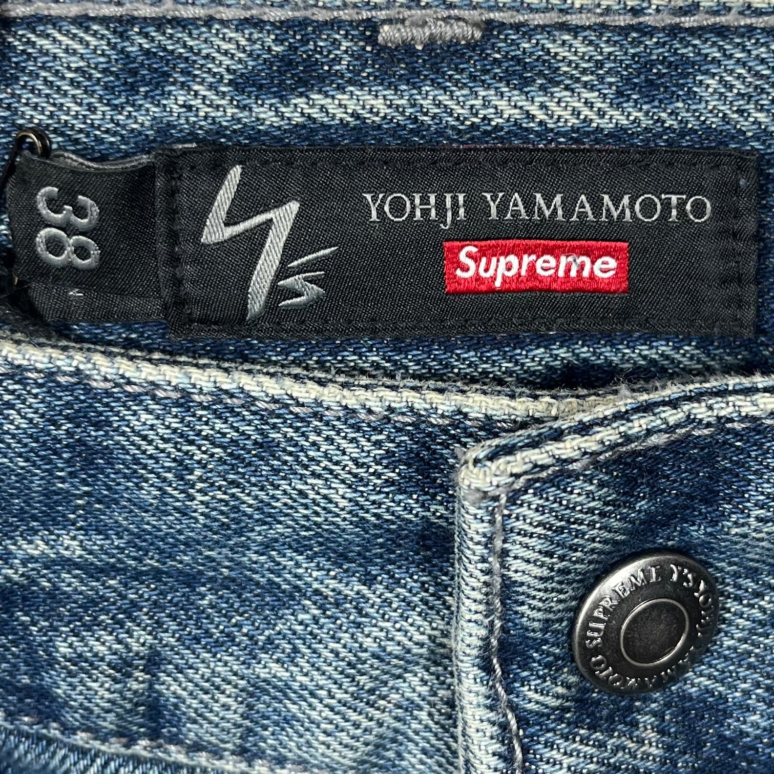 Supreme/Y's/Cargo Pants/38/Denim/IDG/DENIM UTILITY PANT view 3