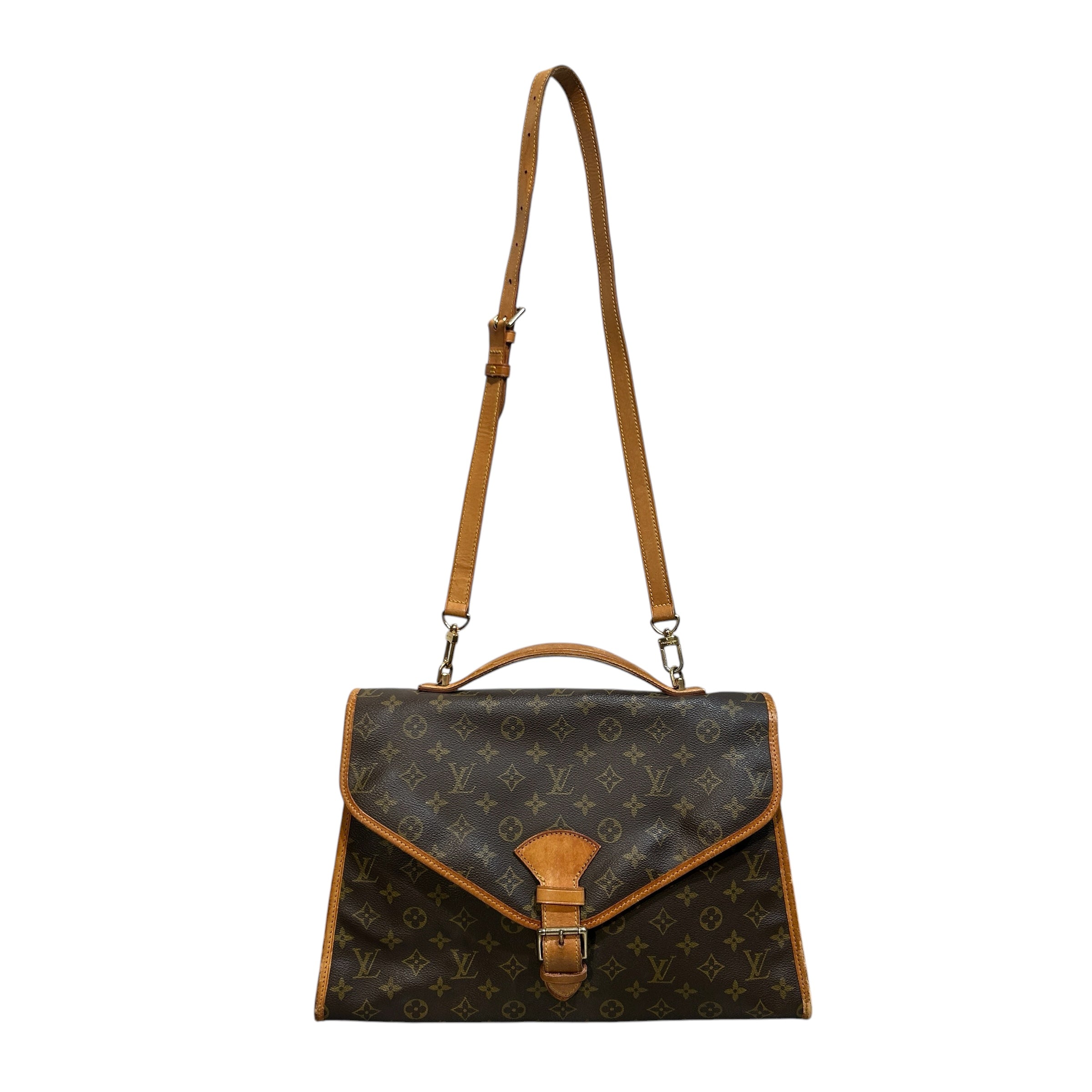 LOUIS VUITTON/Briefcase/Monogram/Leather/BRW/Beverly Crossbody Briefcase view 1