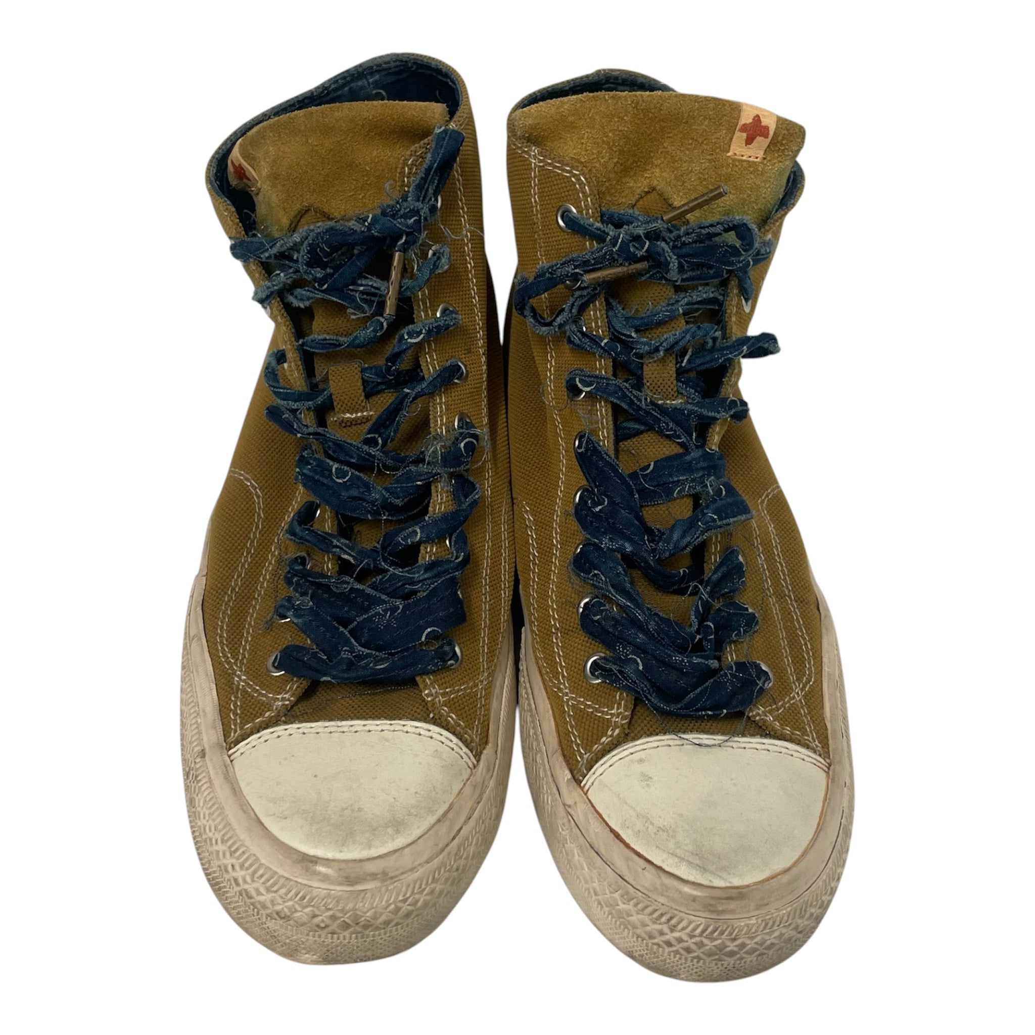 visvim/Hi-Sneakers/US 11/Cotton/KHK/SMILEY FACE view 4