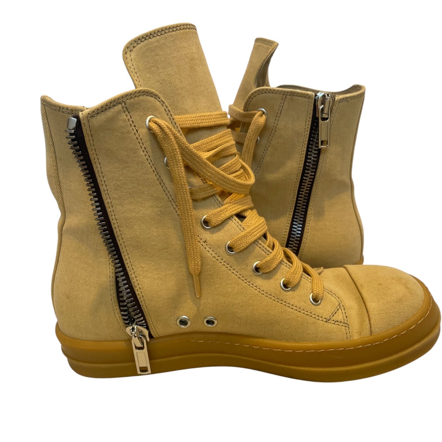 Rick Owens/Hi-Sneakers/EU 39/CML/drkshdw/sil hardware/ridgid bo view 3