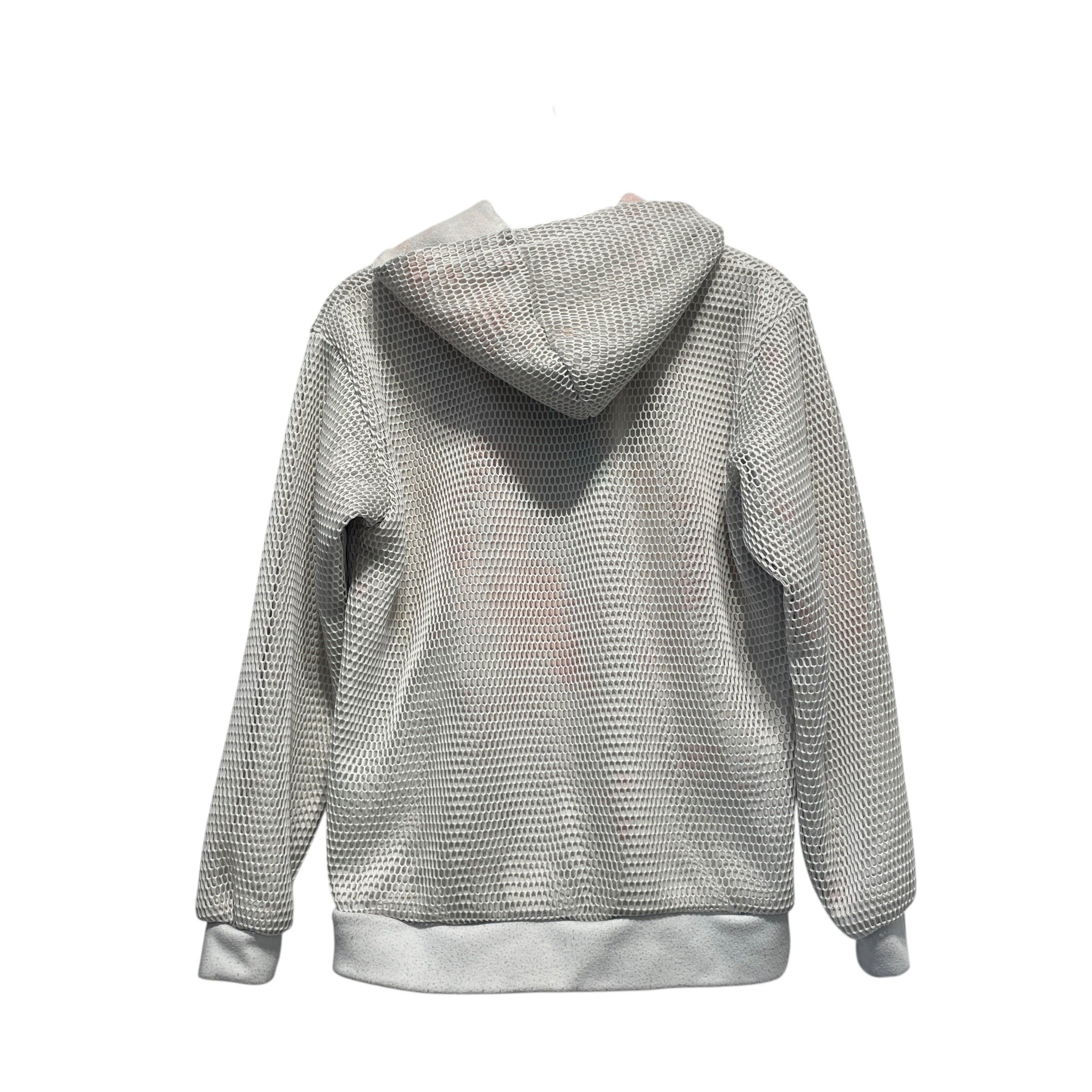 WHO DECIDES WAR/Hoodie/M/Nylon/WHT/MESH HOODIE view 2