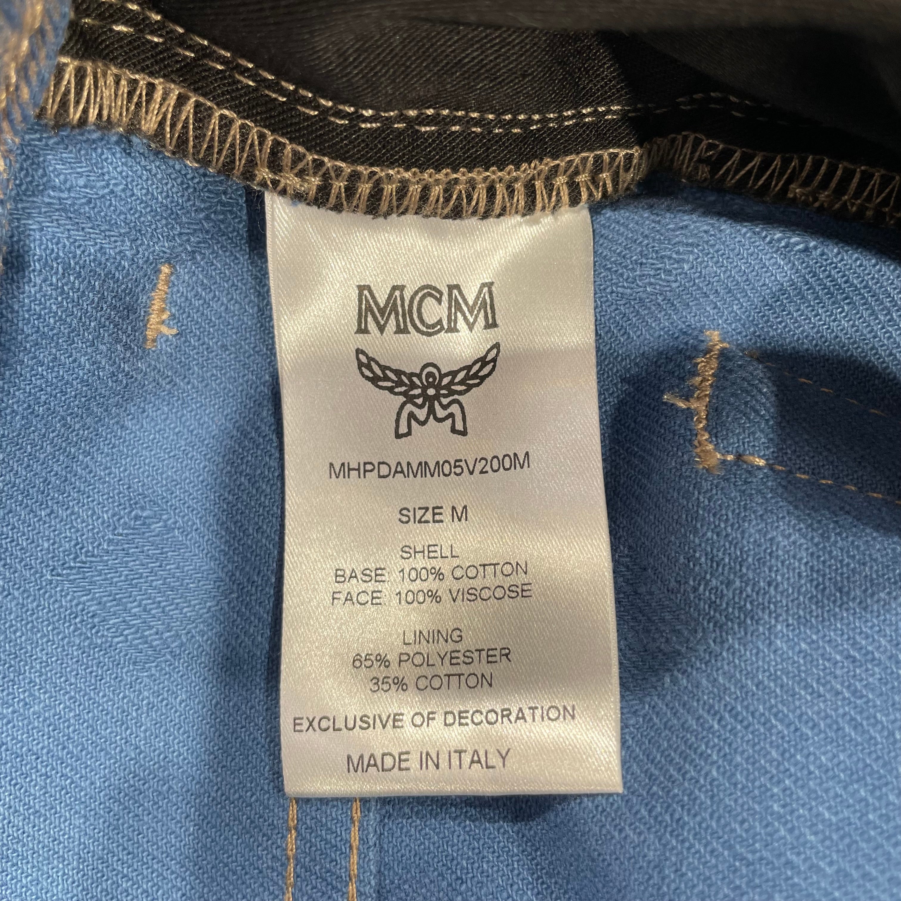 MCM/Straight Pants/M/Velour/BLU/WIDE LEG BRN BLU WASH view 5