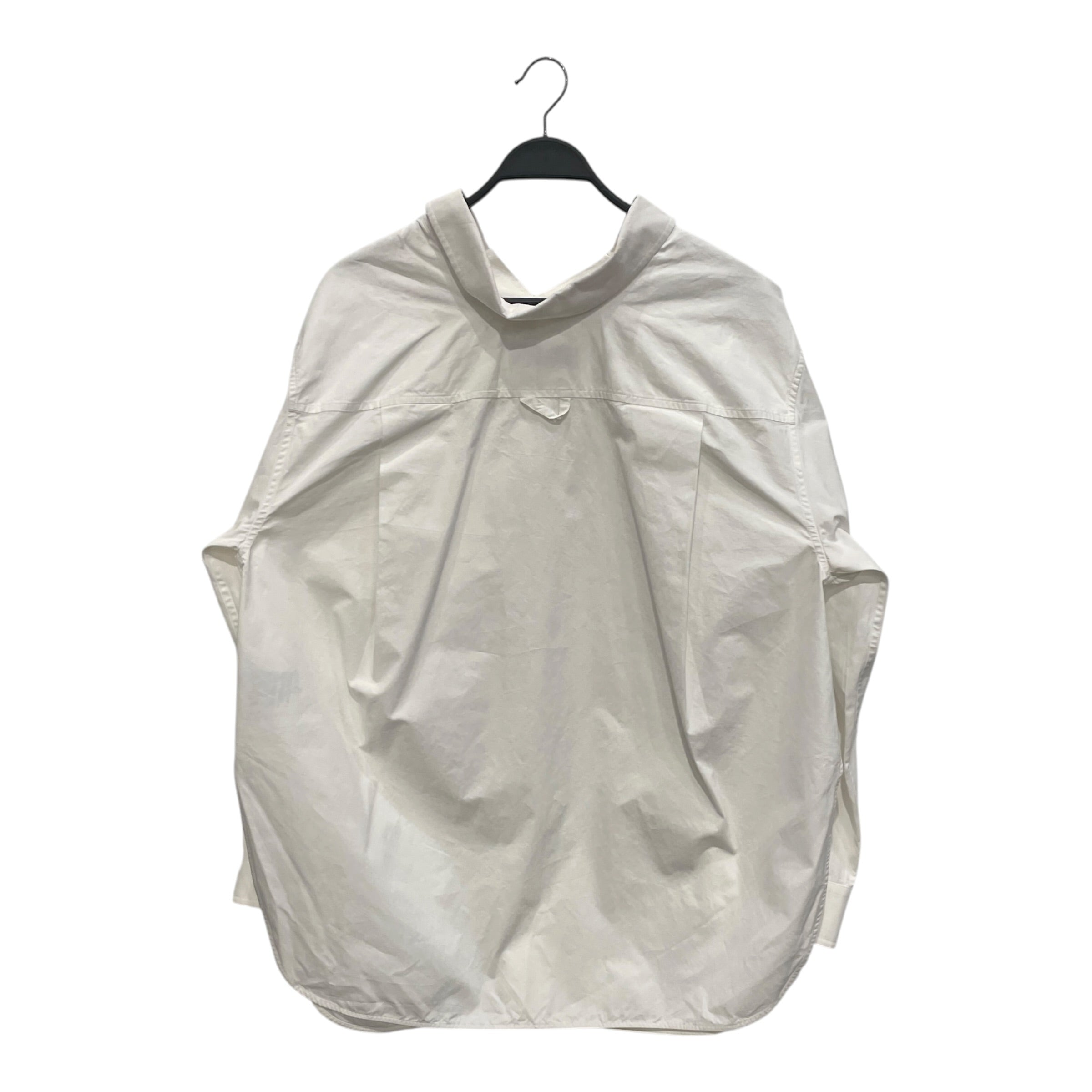 BALENCIAGA/SS Shirt/41/Cotton/NVY/Military/BB SS NVY MILITARY BK LOGO EMB view 2