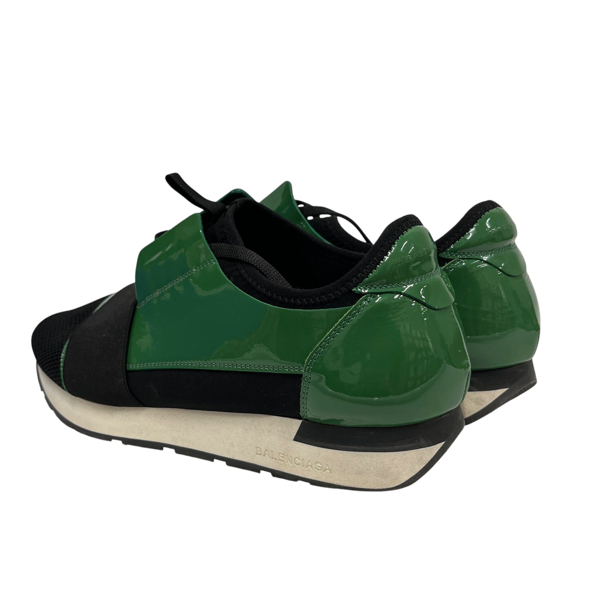 BALENCIAGA/Low-Sneakers/EU 43/Leather/GRN/U-Tip/RACE RUNNERS view 2