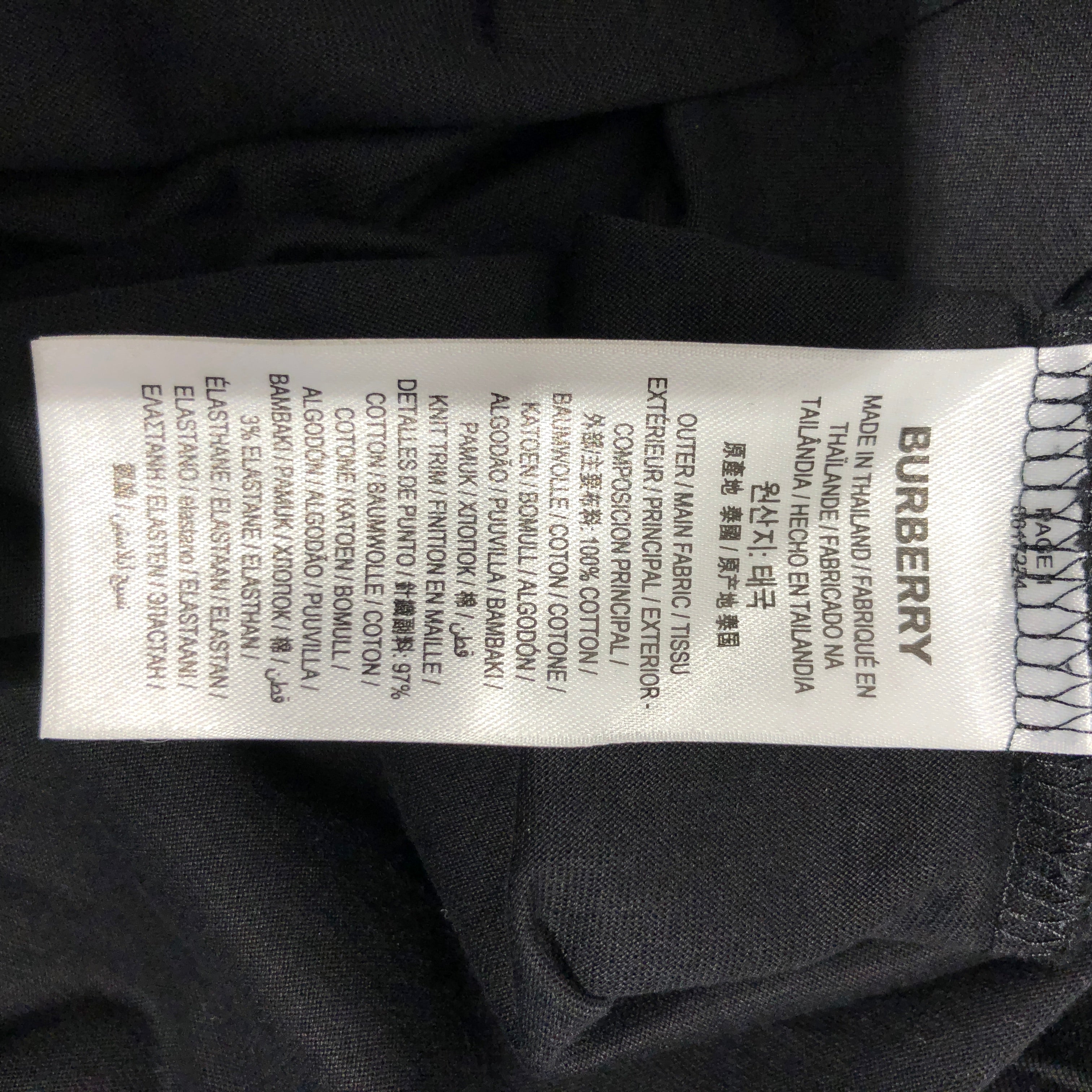 BURBERRY/T-Shirt/XL/Cotton/BLK/BURBERRY Logo Tee view 4