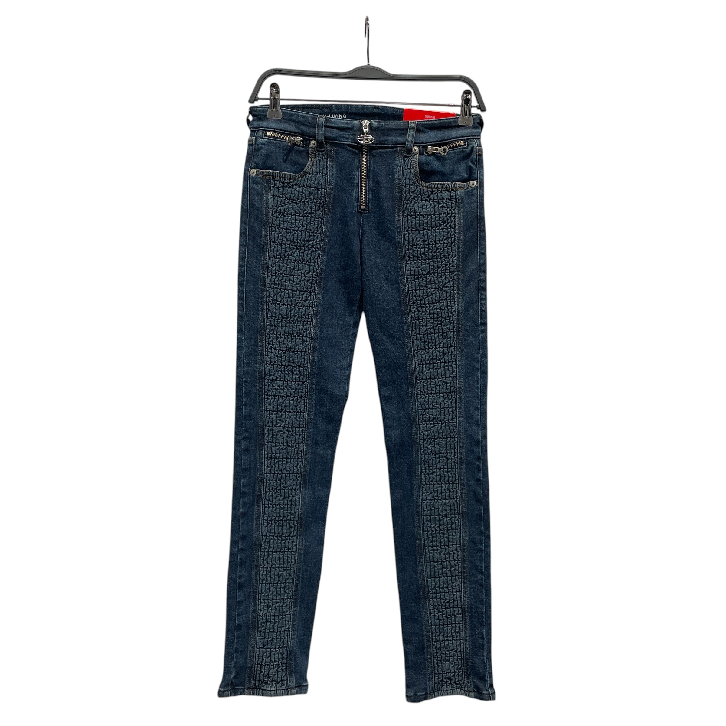 DIESEL/Pants/24/Denim/BLU/ribbed view 1
