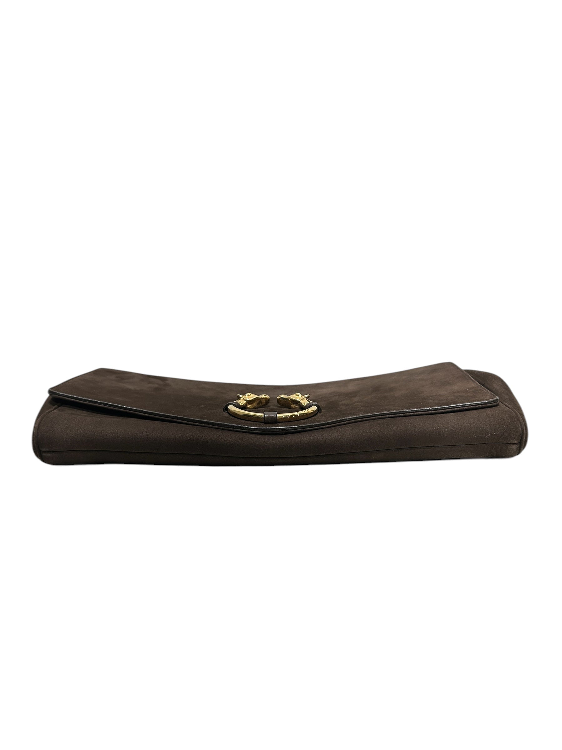 GUCCI/Clutch Bag/Leather/BRW/RIBOT HORSE HEAD CLUTCH view 3